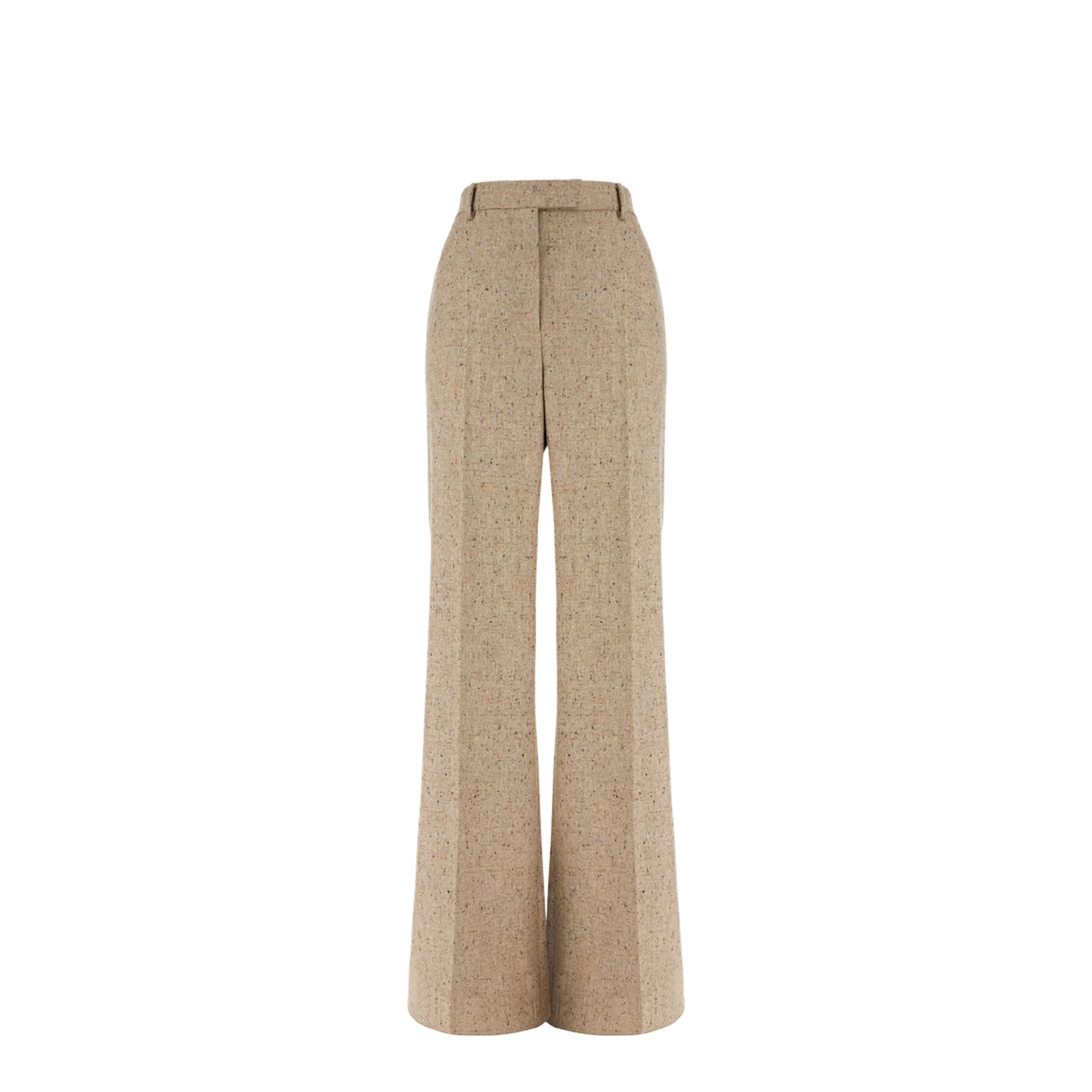 Palazzo Trousers in Bottonato Natté - Image 2