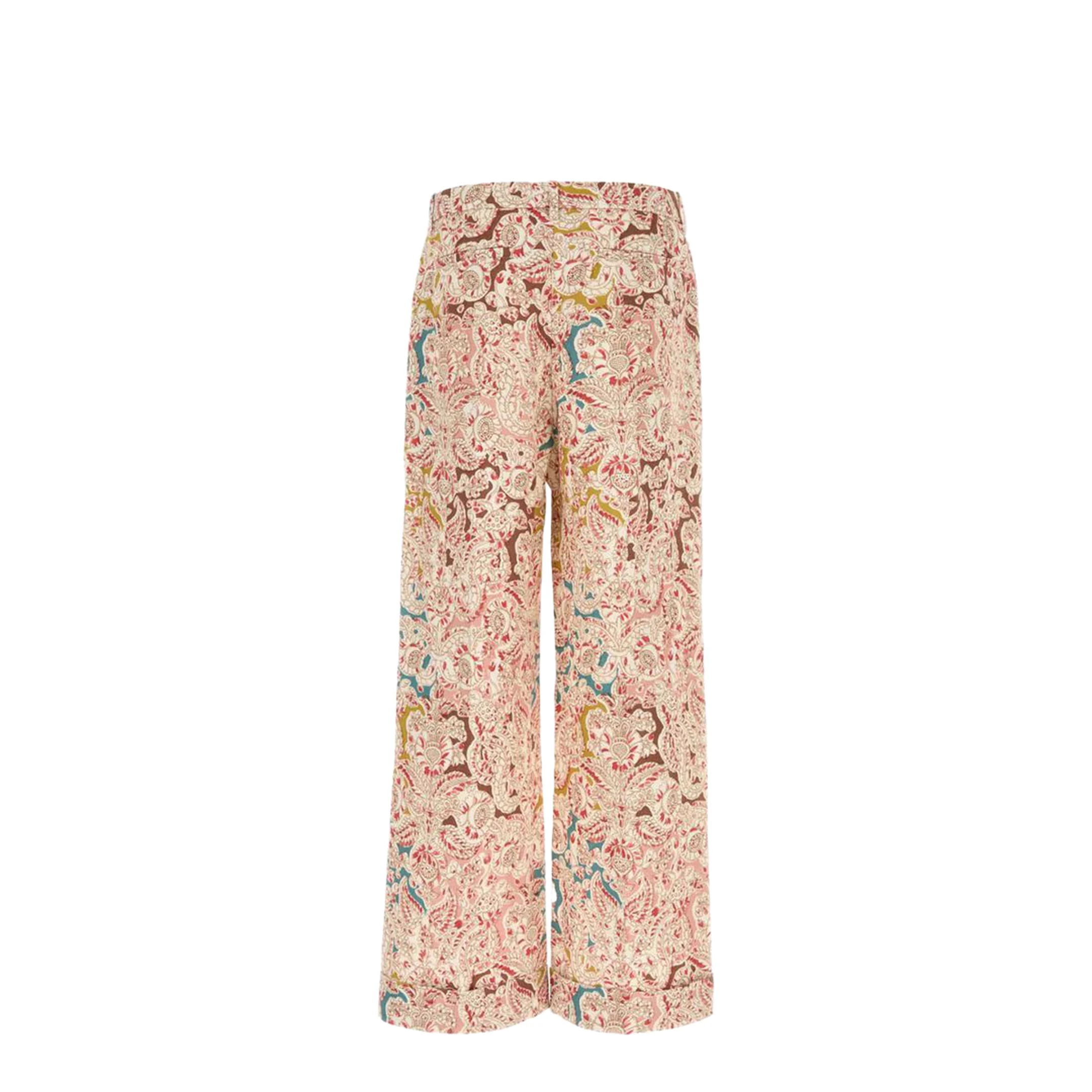 Paisley Print Hemp Trousers - Image 2