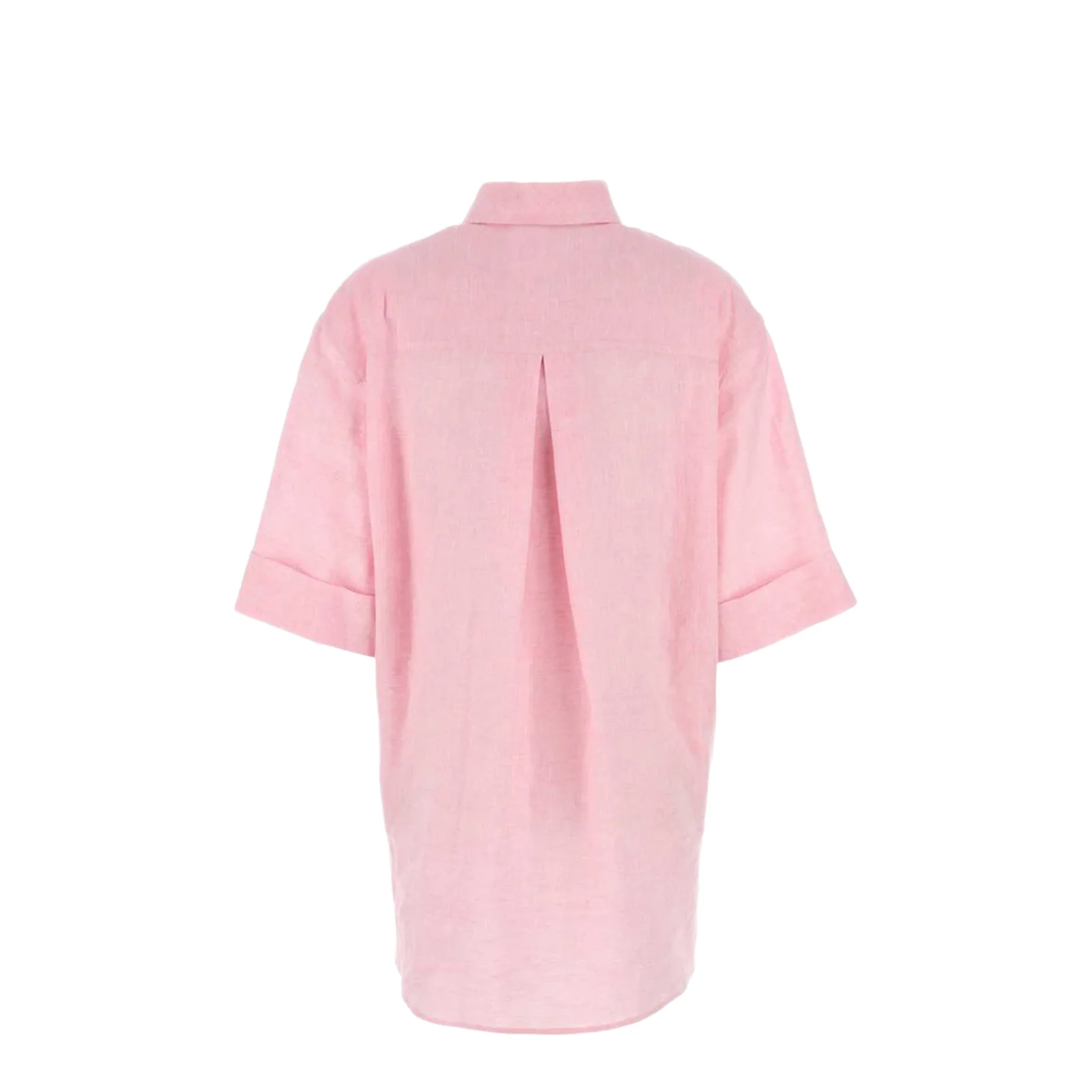 Pink Linen Blouse - Image 2