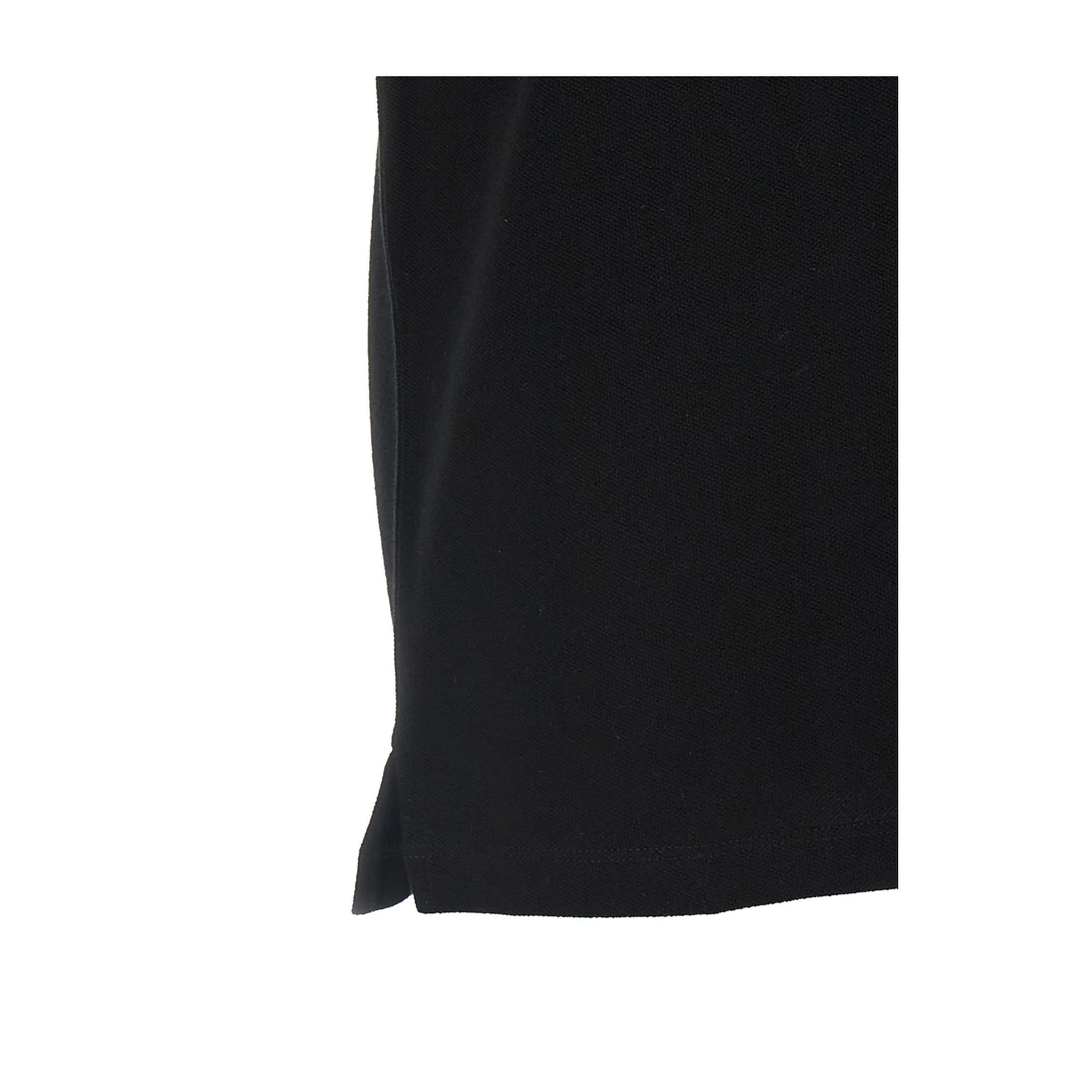 Cotton Piqué Polo Shirt - Black - Image 4