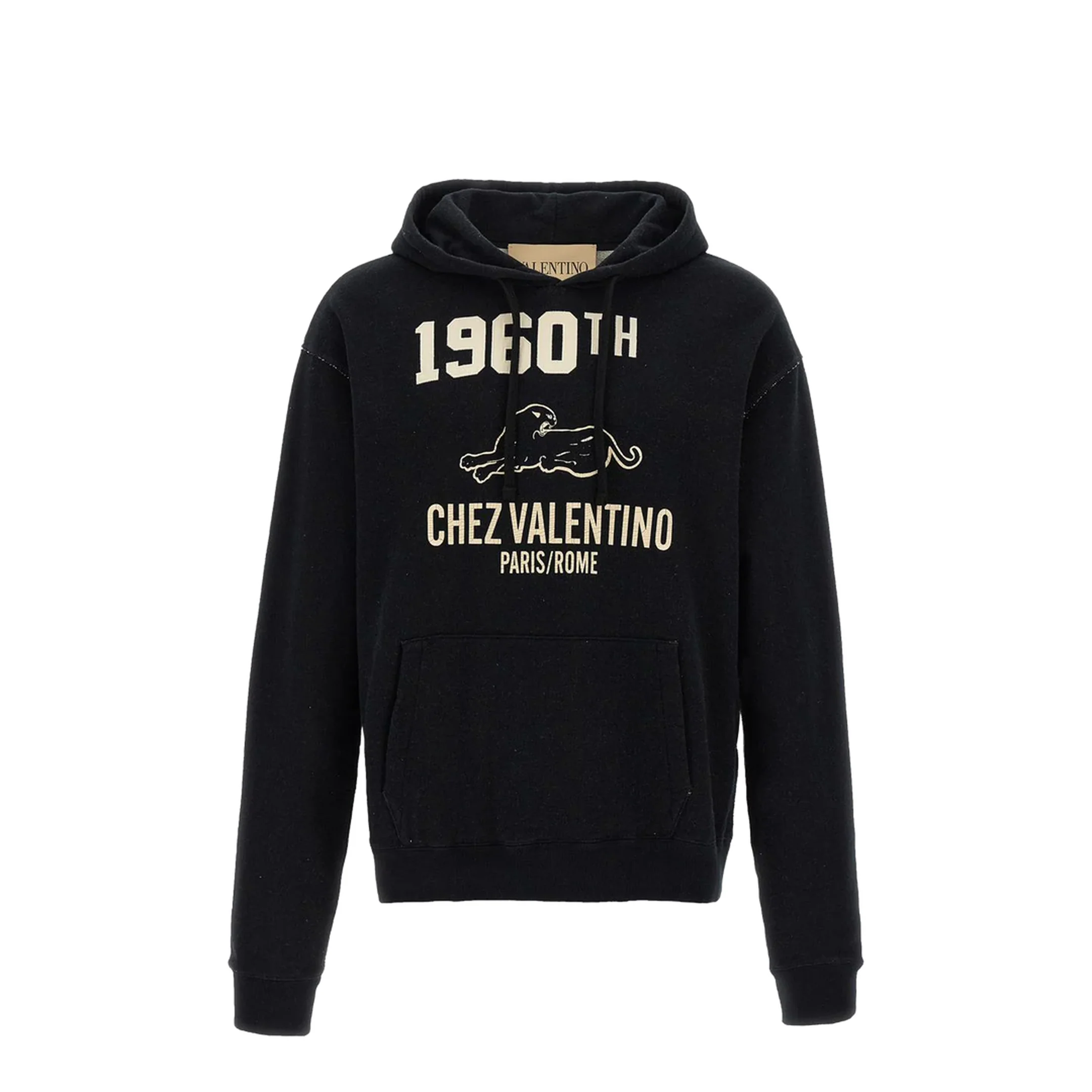 Printed Hoodie Black