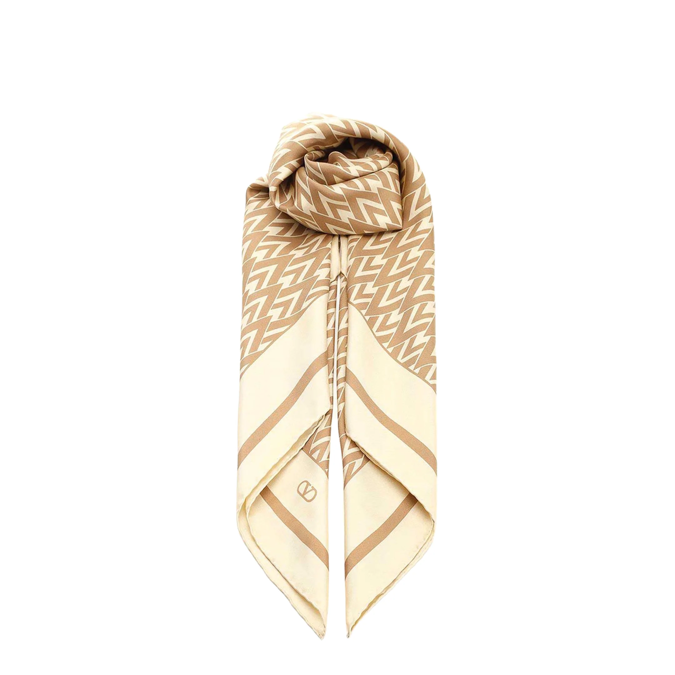 Printed Silk Foulard - Image 2