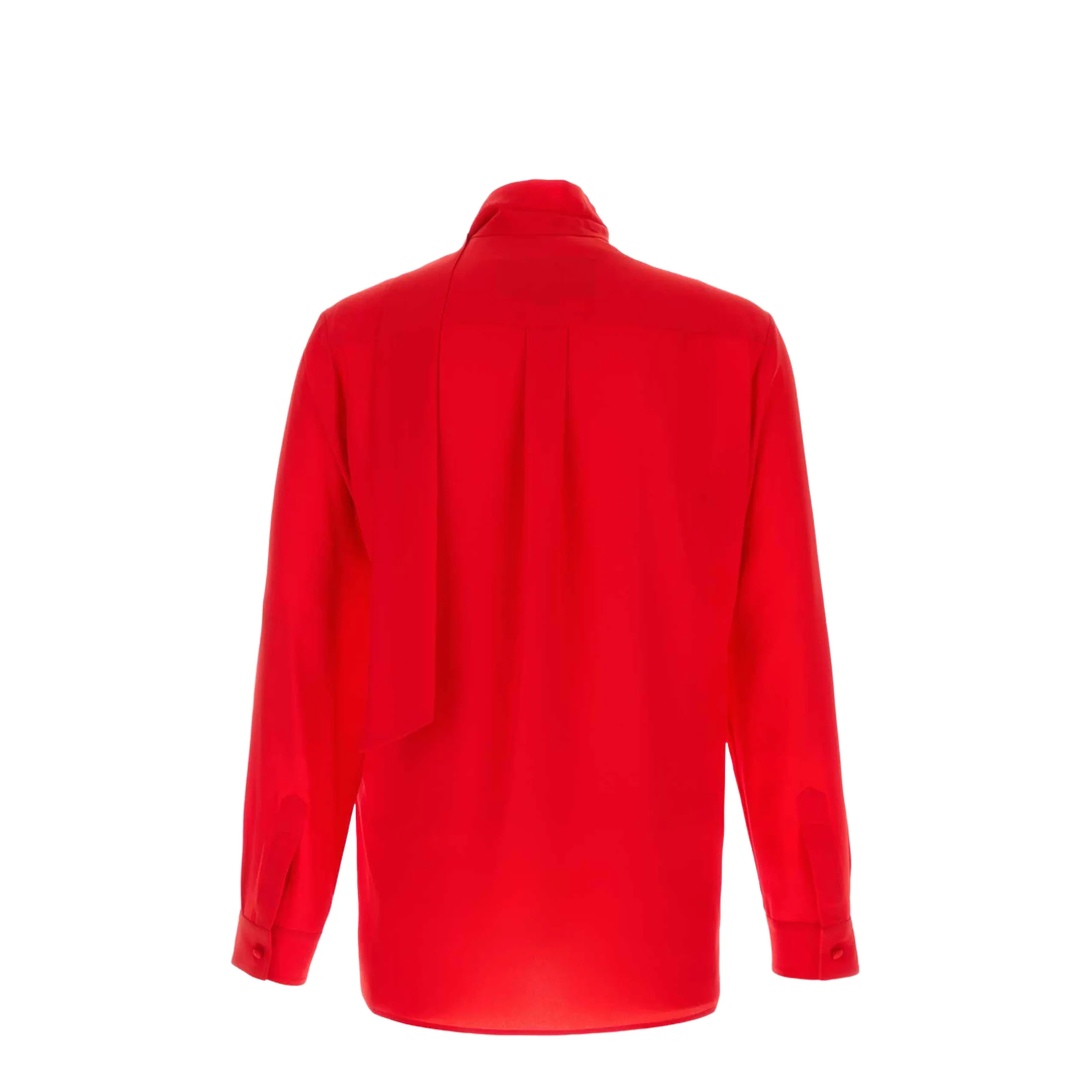 Red Crepe Shirt - Image 2