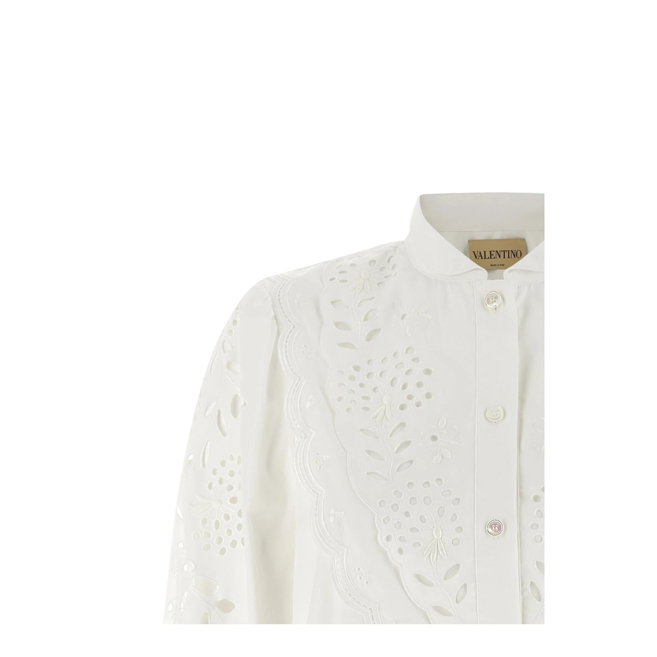 Shirt Embroidered Sangallo - White - Image 3
