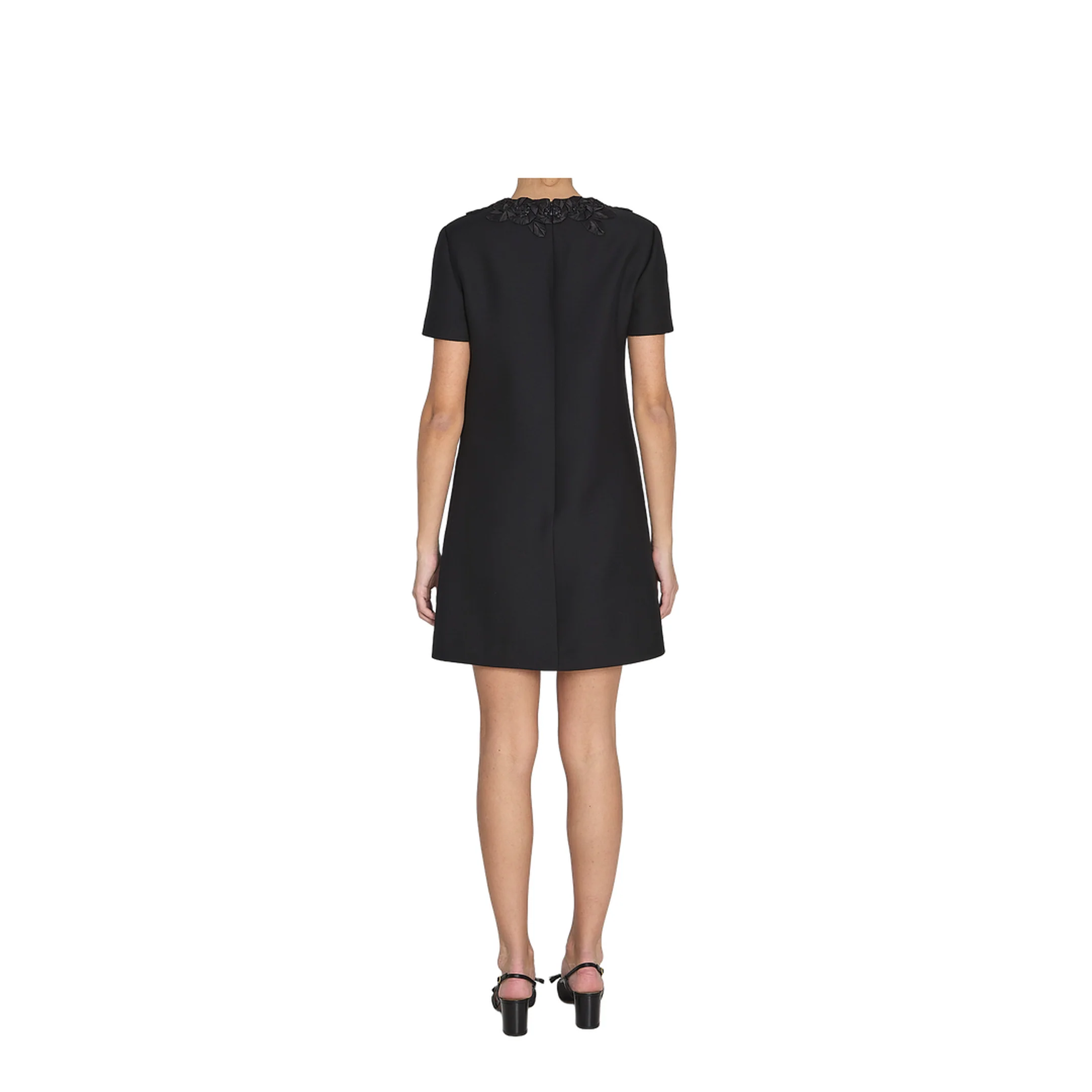 Short Dress with Embroidery - Image 4