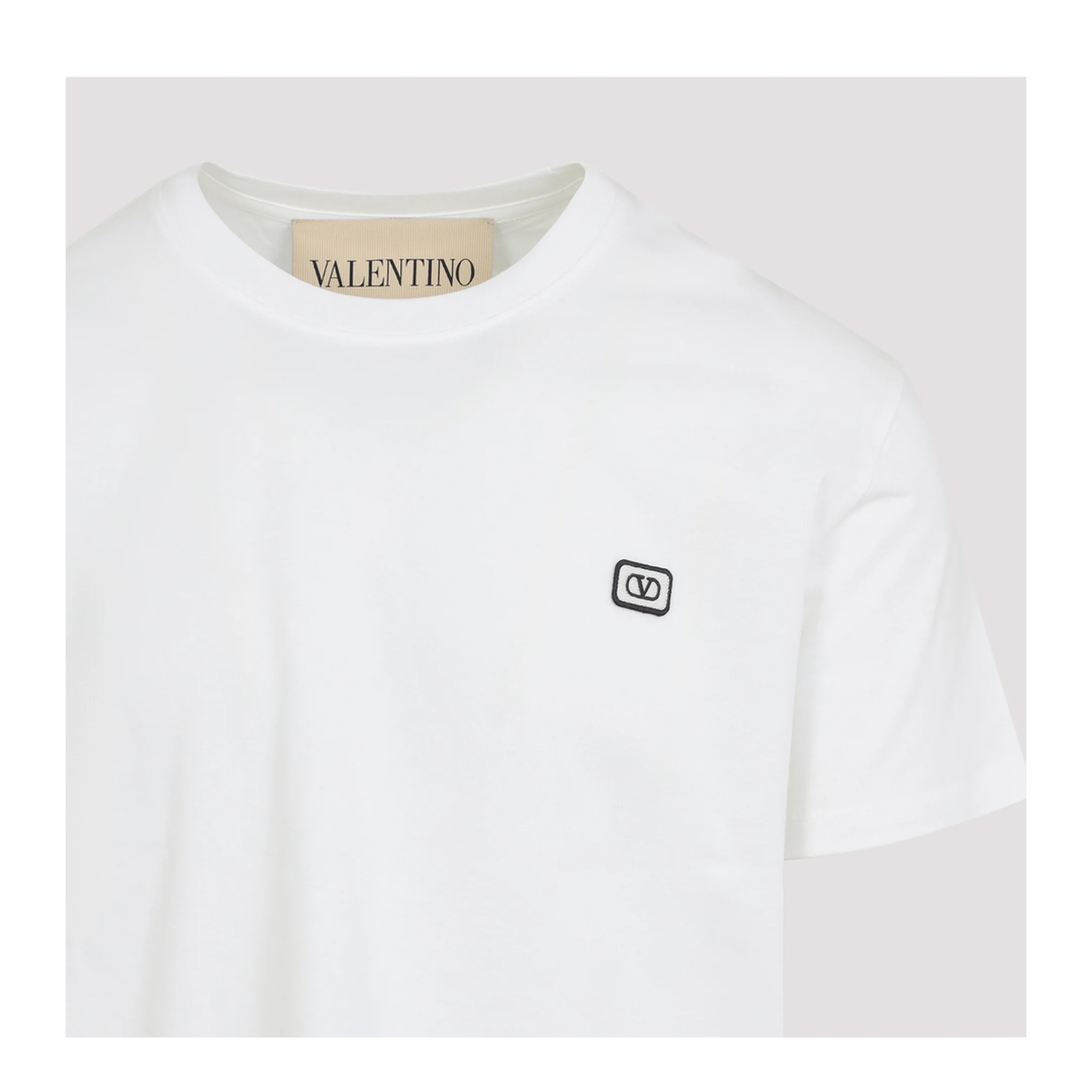 VLogo Cotton T-Shirt - Image 3