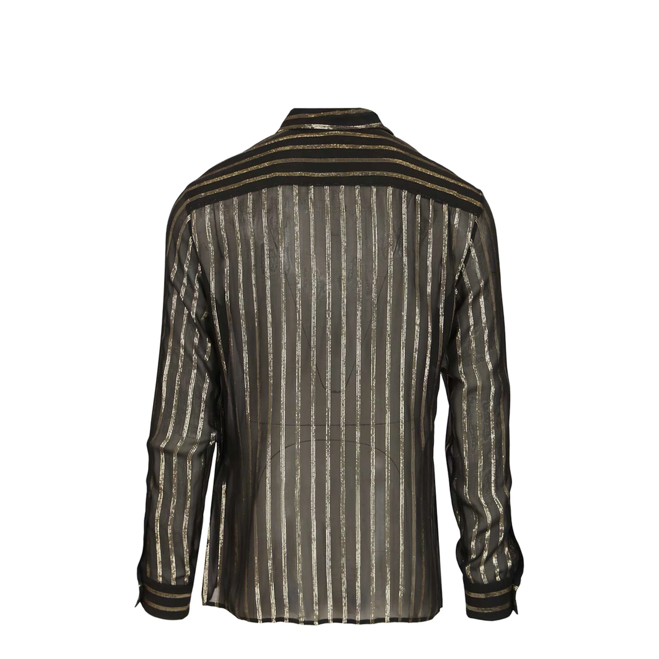 Silk and Lurex Chiffon Shirt - Image 2