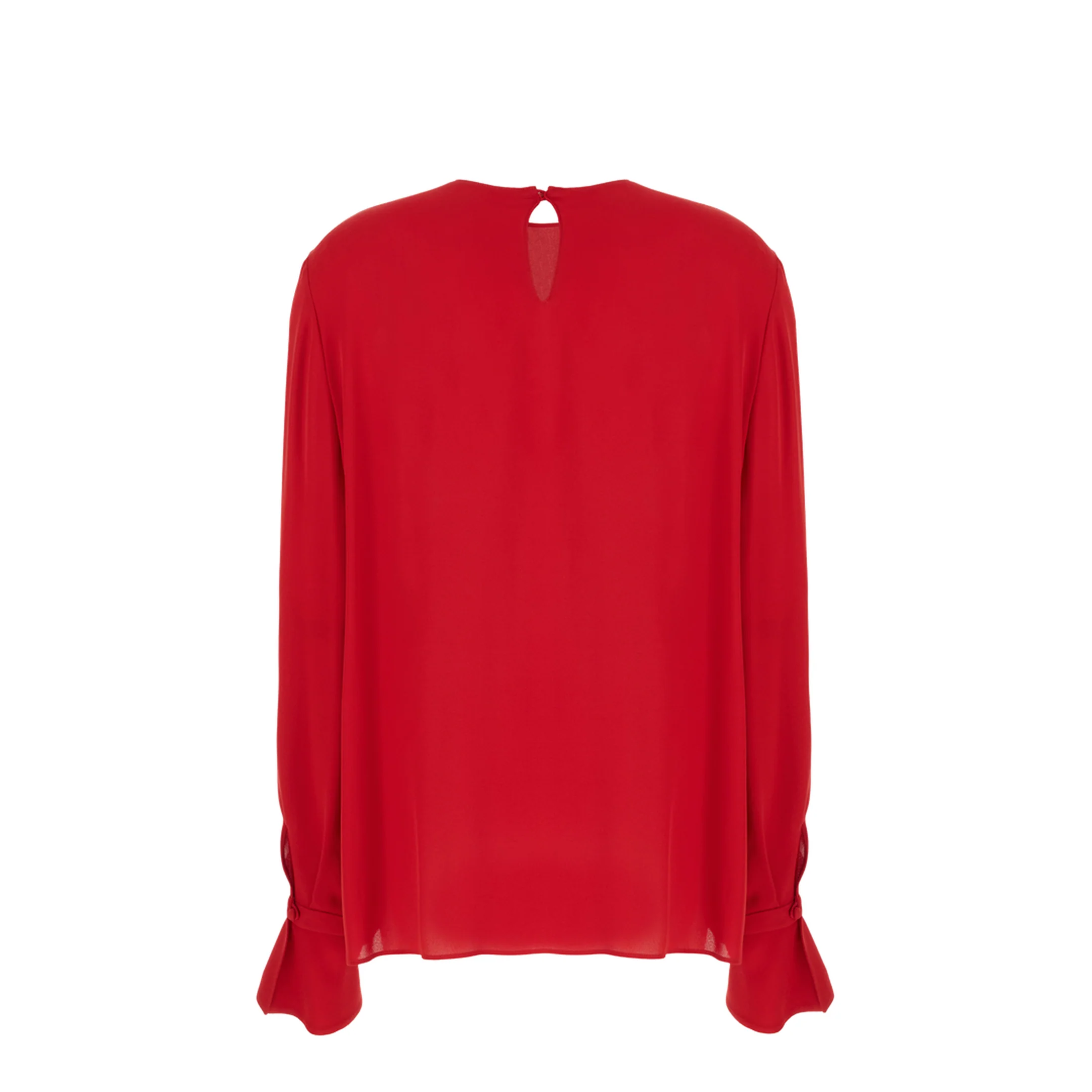 Red Georgette Blouse - Image 2