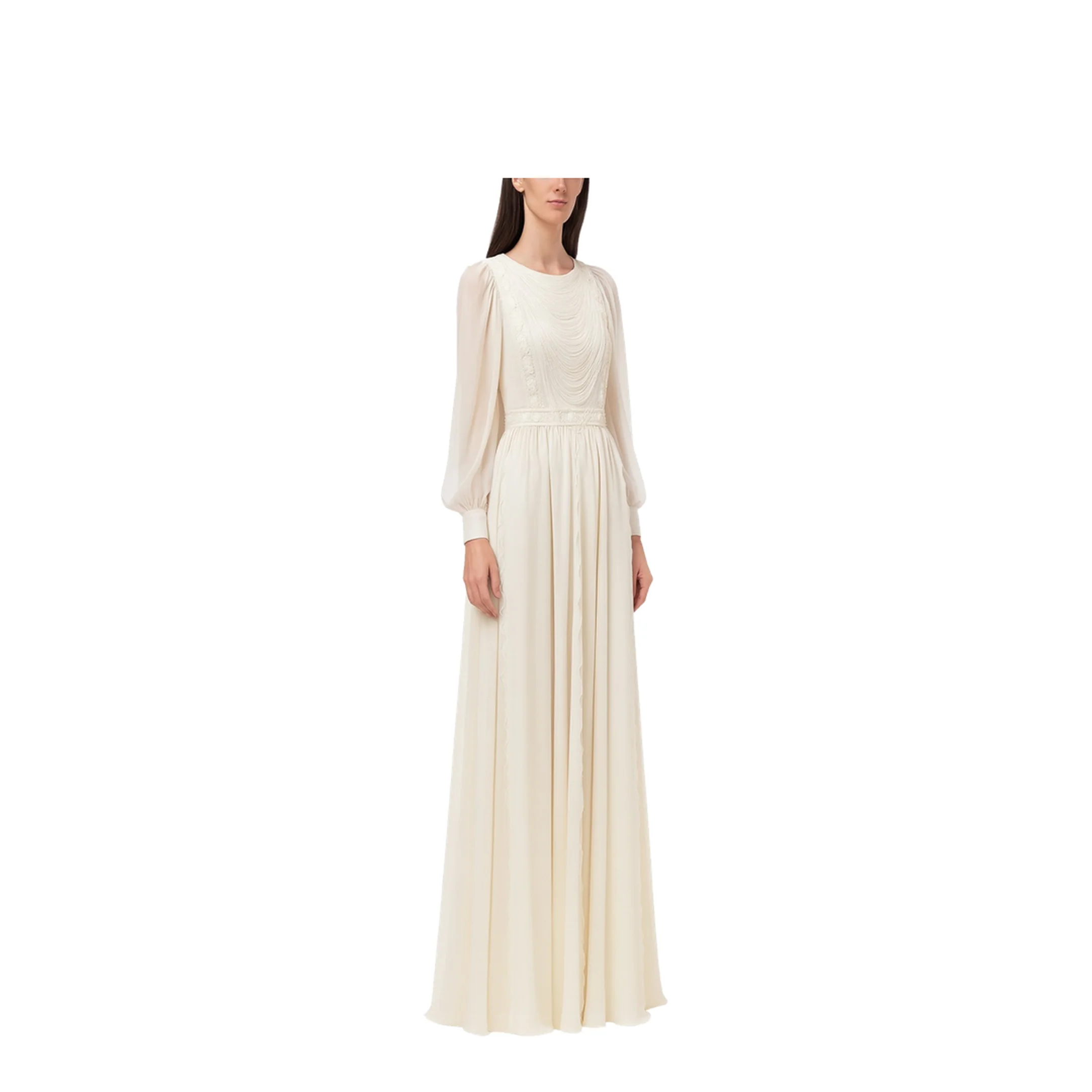 Silk Long Dress - Image 2