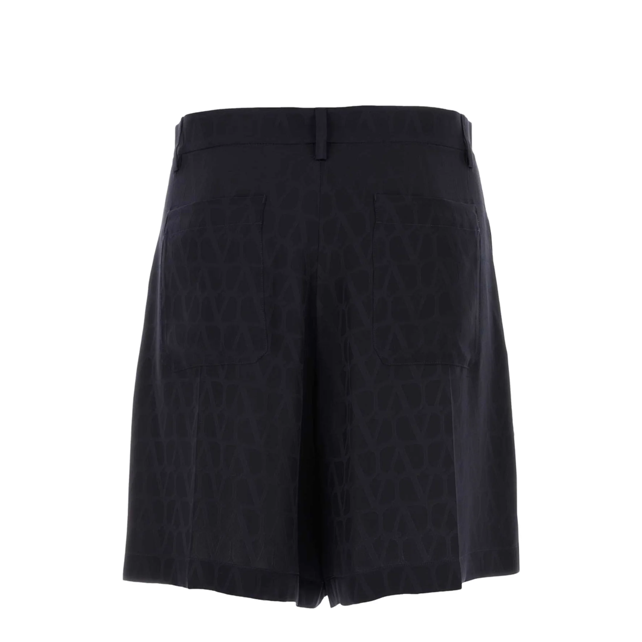 Silk Toile Iconographe Bermuda Shorts - Image 2