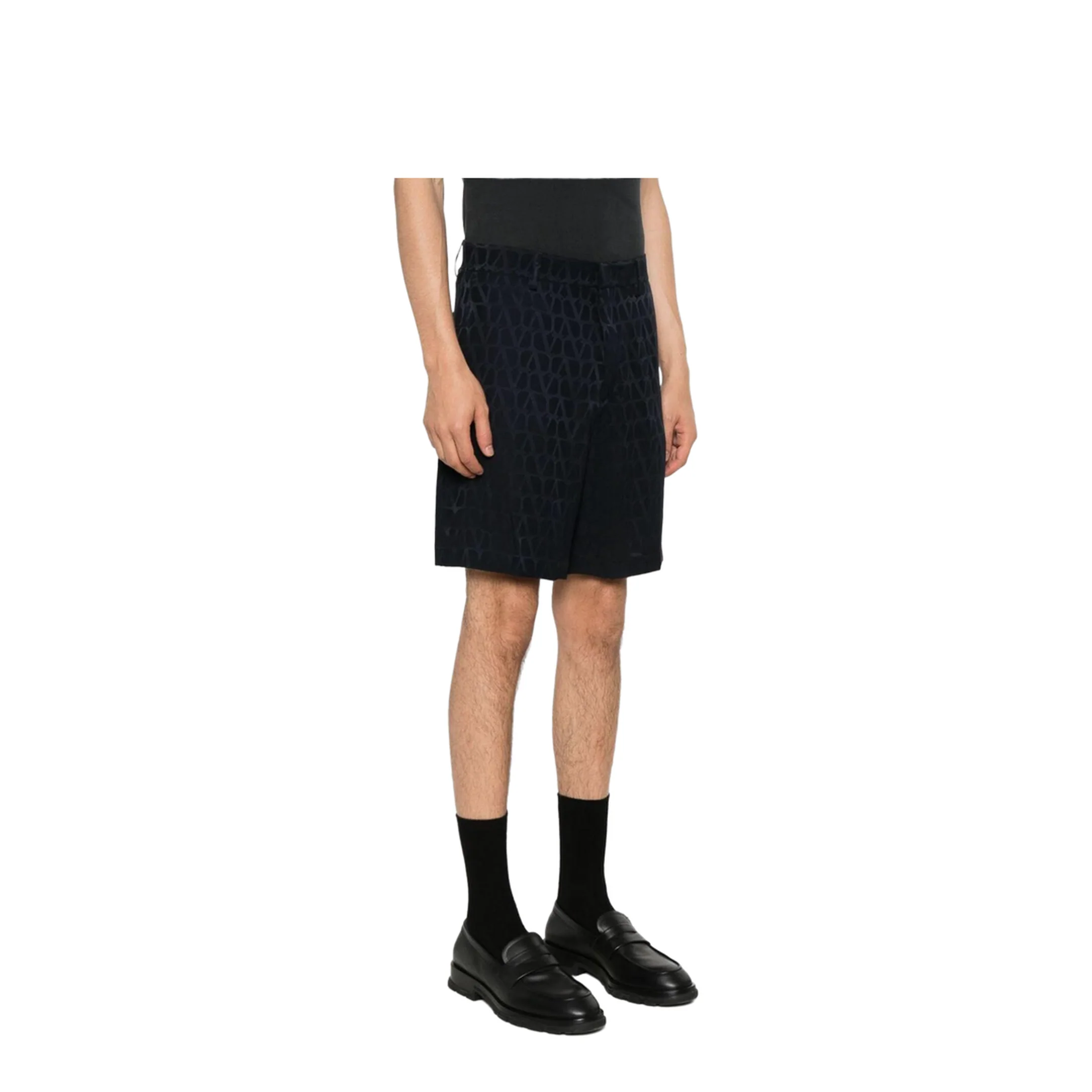 Silk Toile Iconographe Bermuda Shorts - Image 5