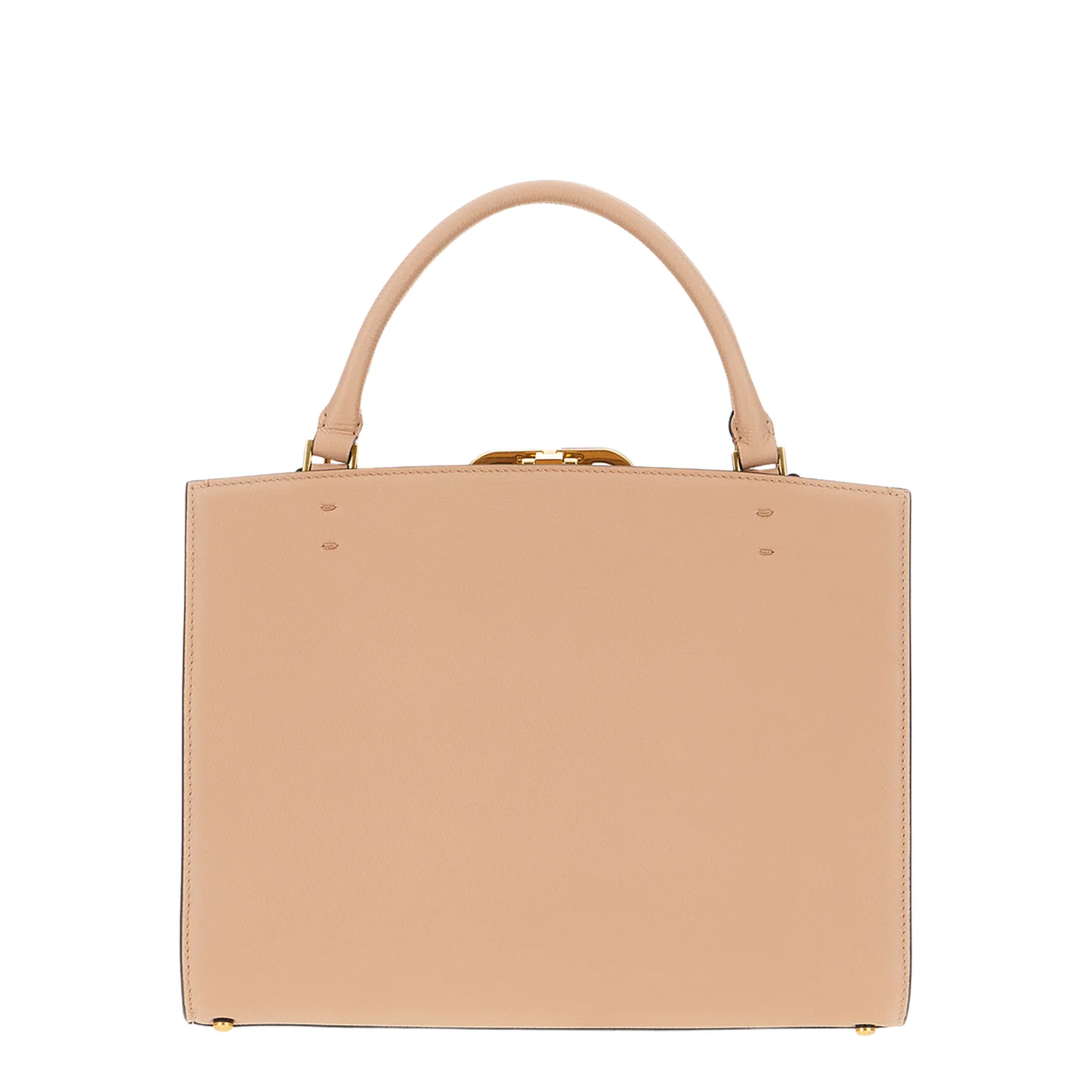 Skin Pink Leather Shopping Bag - Image 3