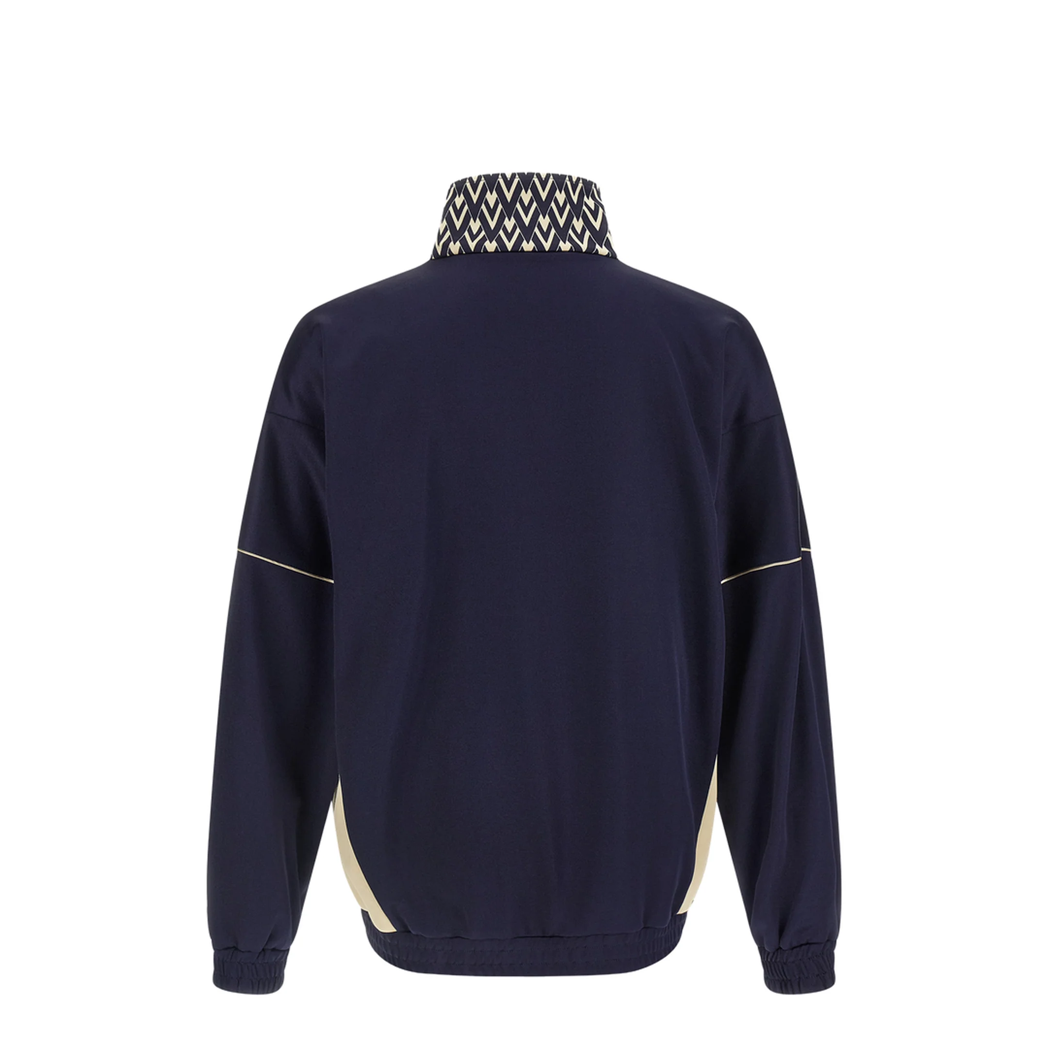 Toute La V Print Zipper Sweatshirt - Blue - Image 2