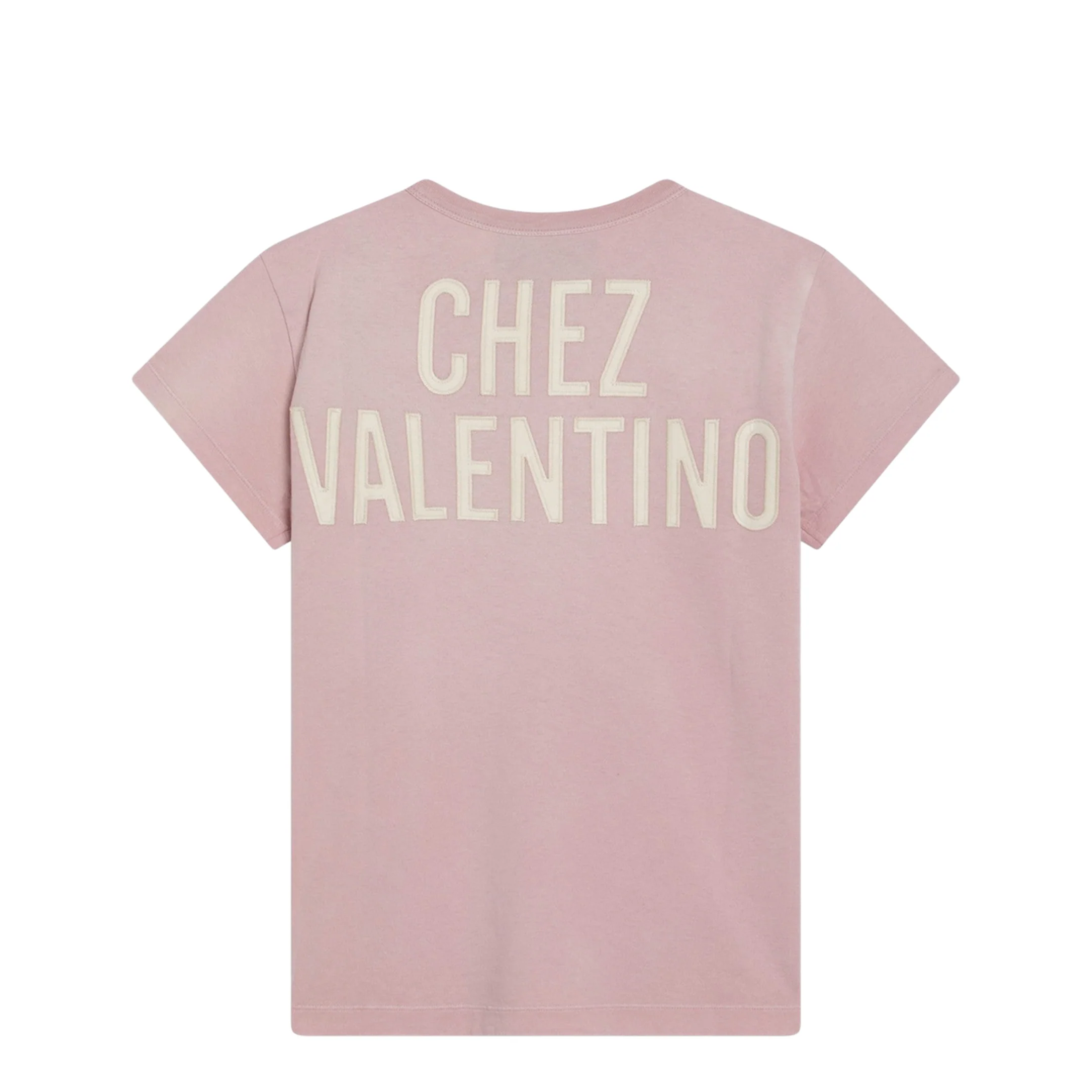 Printed Cotton T-Shirt Pink - Image 2