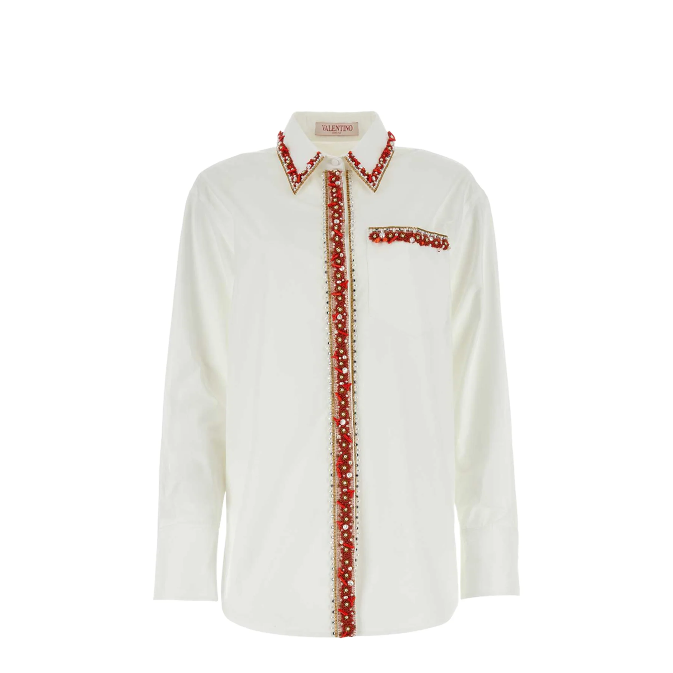 White Poplin Shirt - Image 3