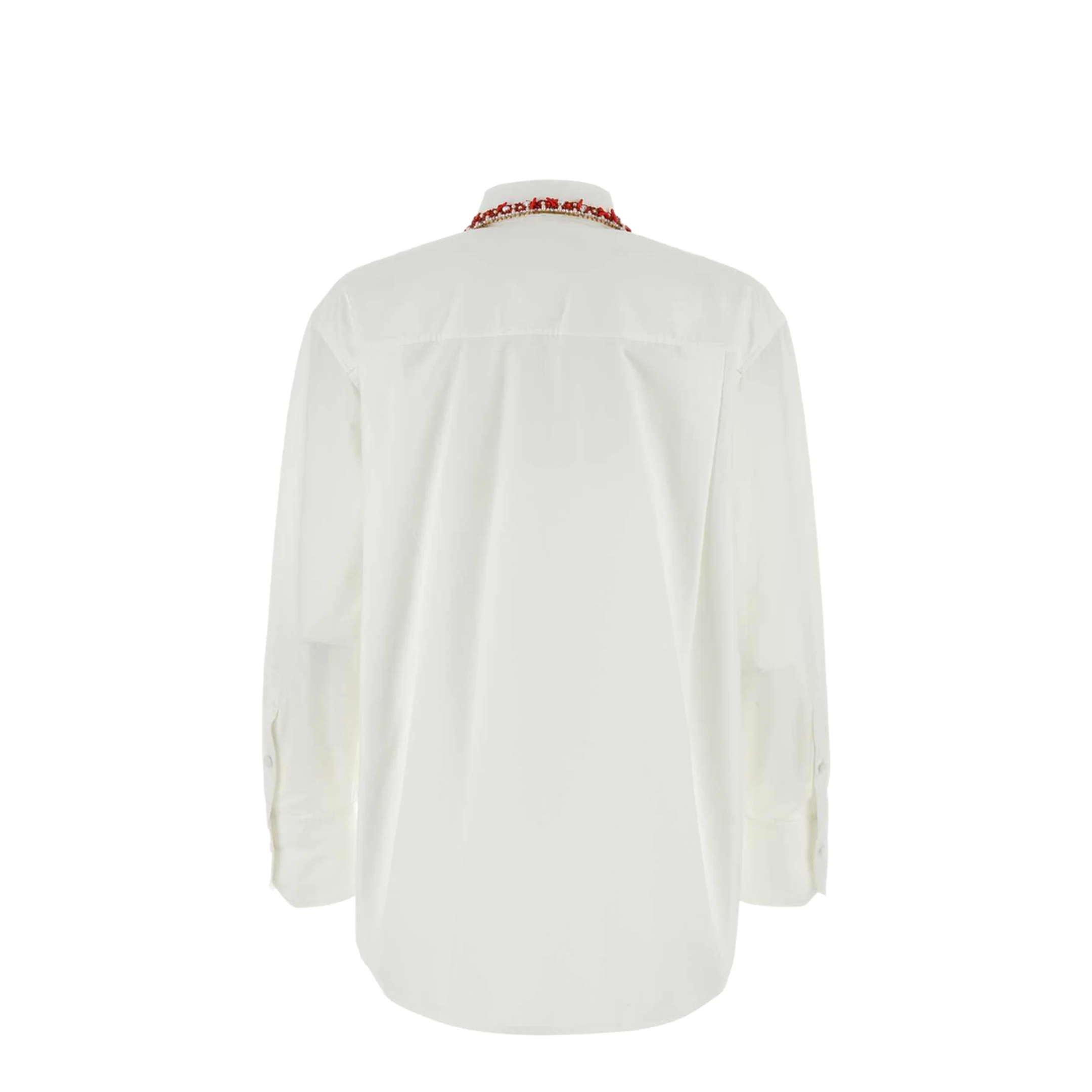 White Poplin Shirt - Image 4
