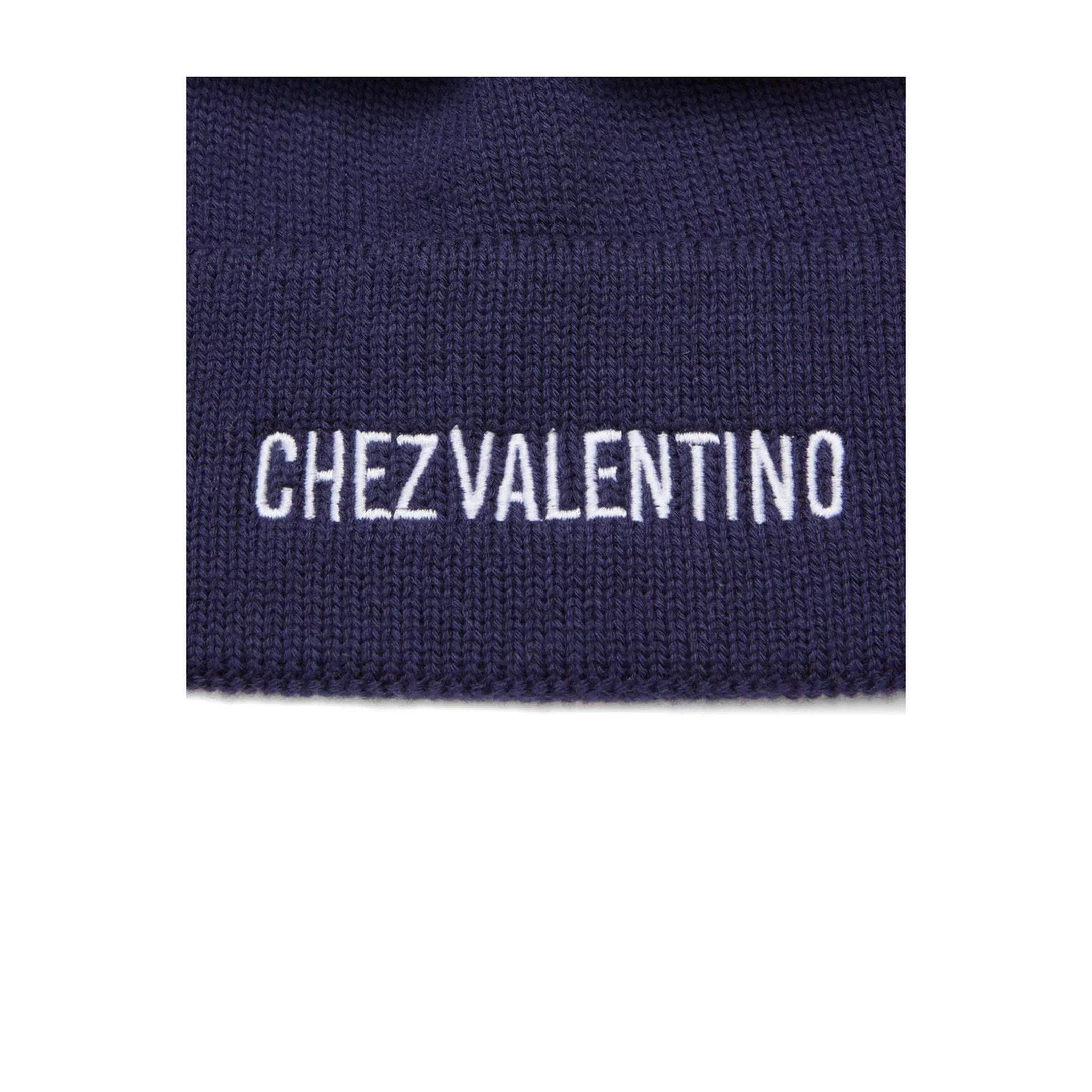 Wool Beanie Navy - Image 3