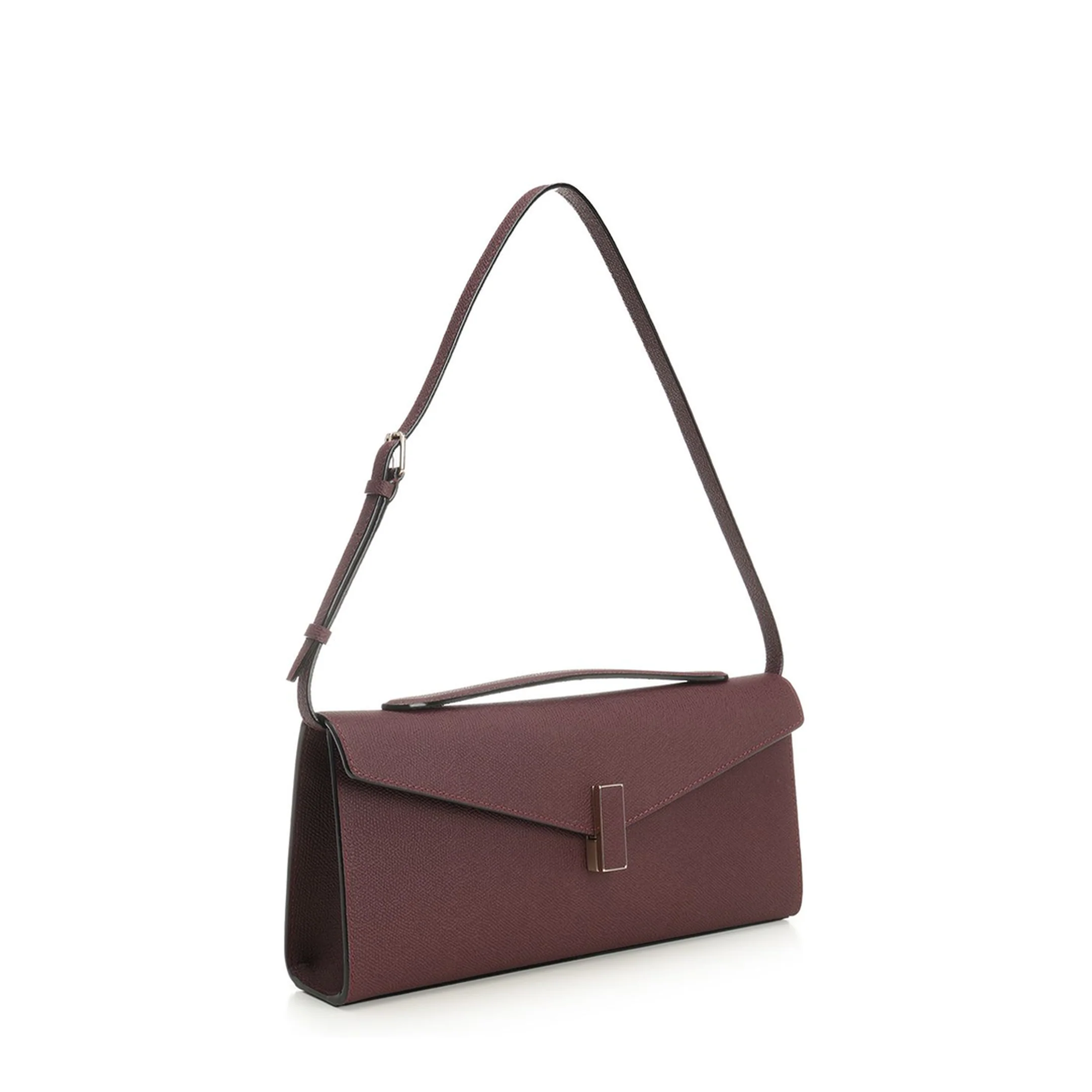 Iside Leather Clutch Bag - Red - Image 2