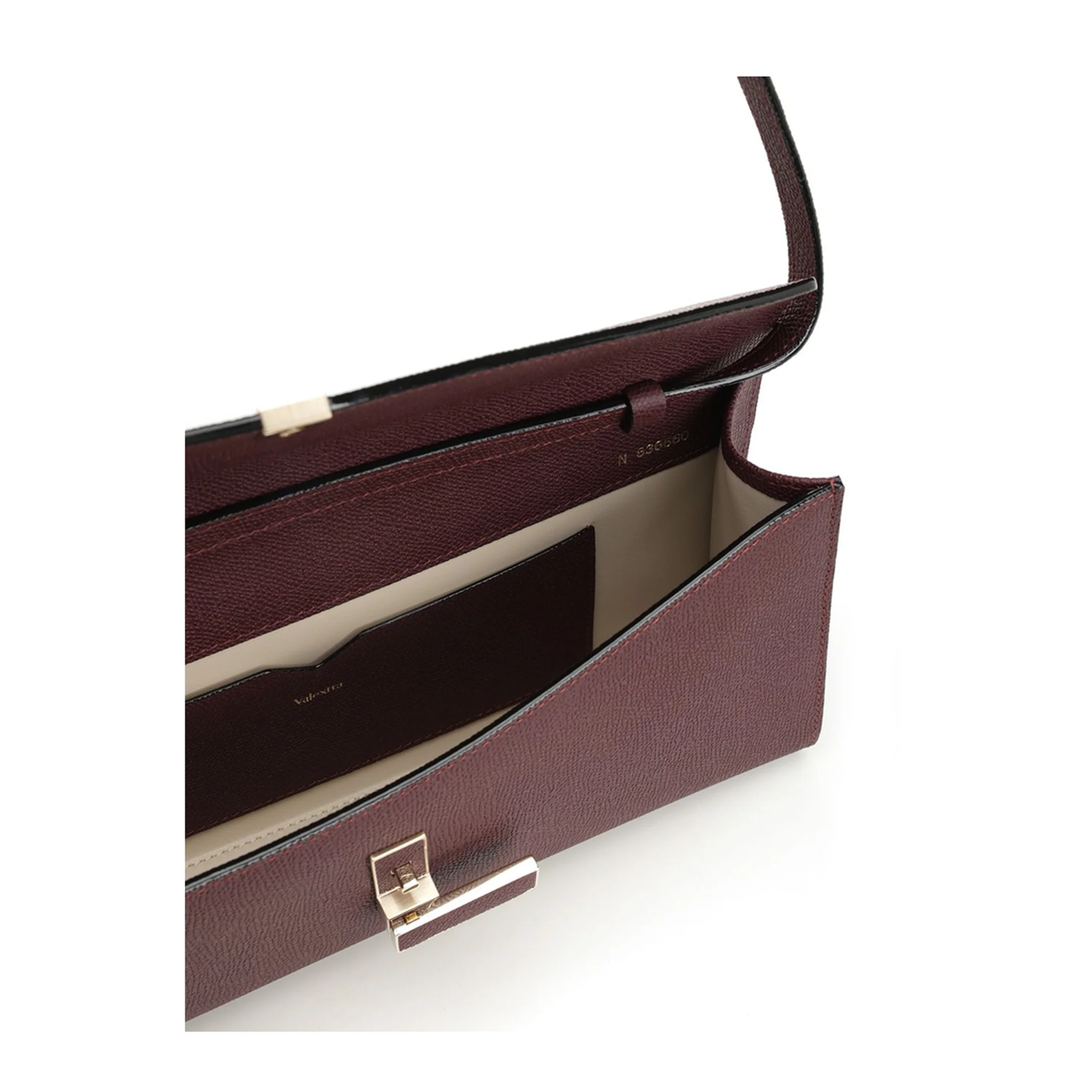 Iside Leather Clutch Bag - Red - Image 4