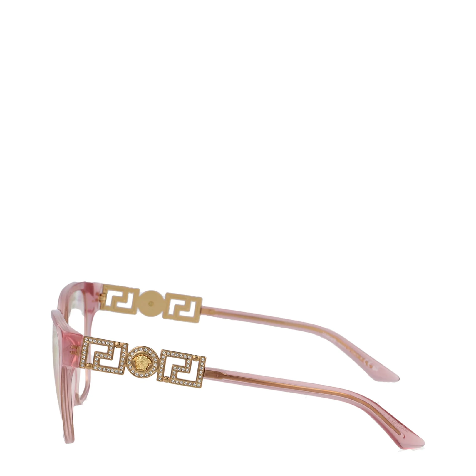 0VE3358B Transparent Pink Acetate Glasses - Image 3