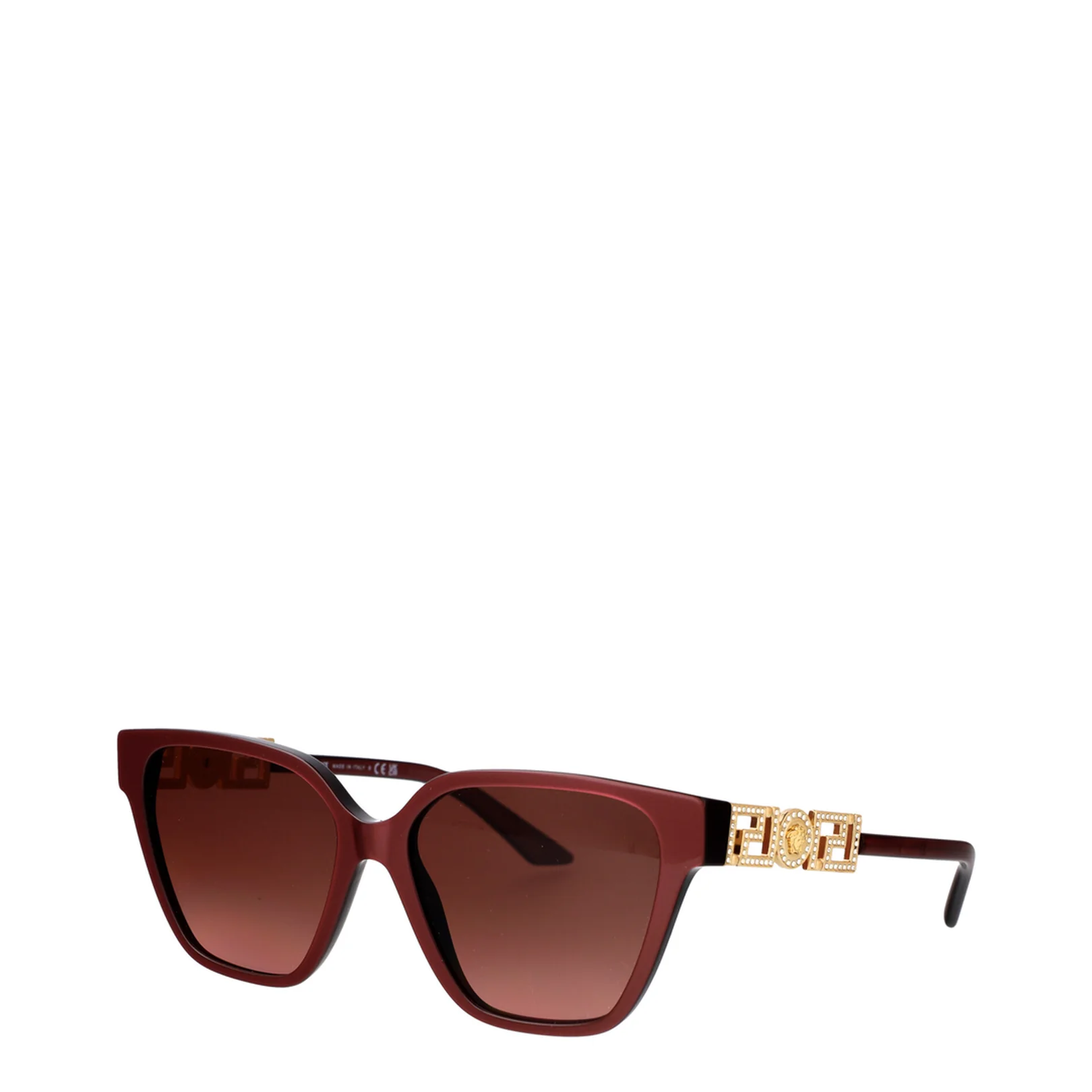 0VE4471B Perla Dark Ruby Acetate Sunglasses - Image 2