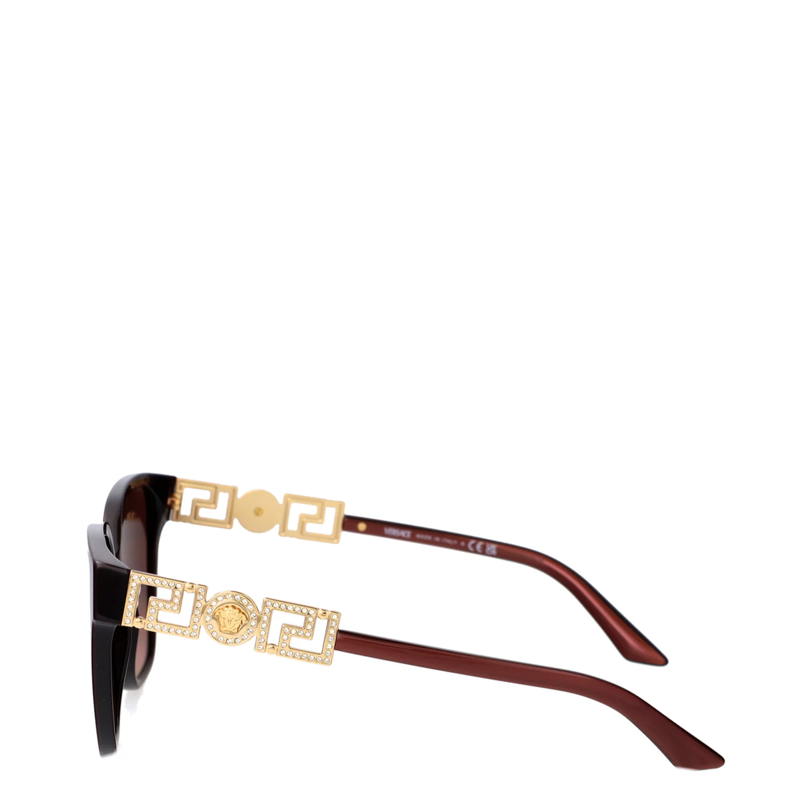 0VE4471B Perla Dark Ruby Acetate Sunglasses - Image 3