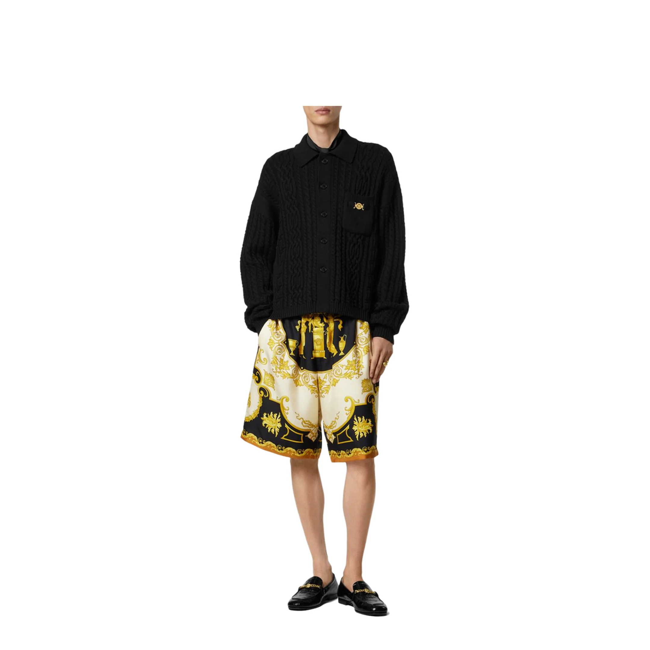Black Cardigan Wool - Image 4
