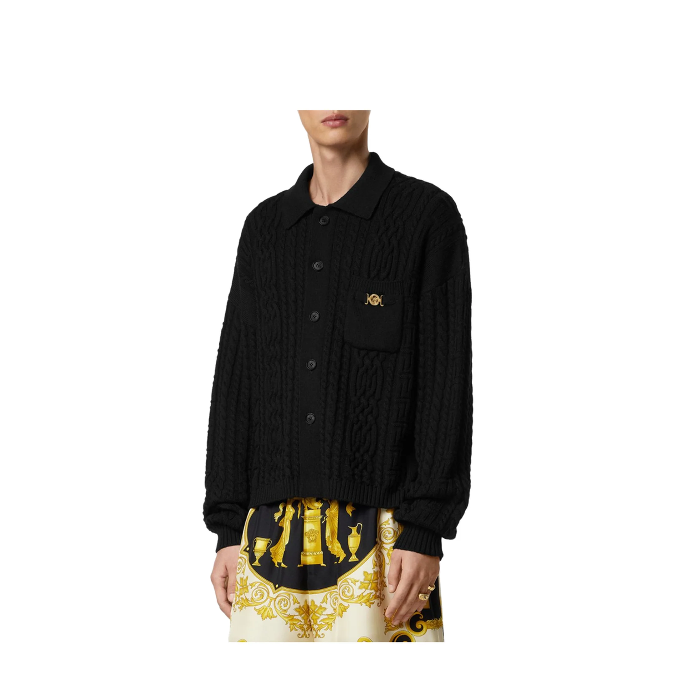 Black Cardigan Wool - Image 5