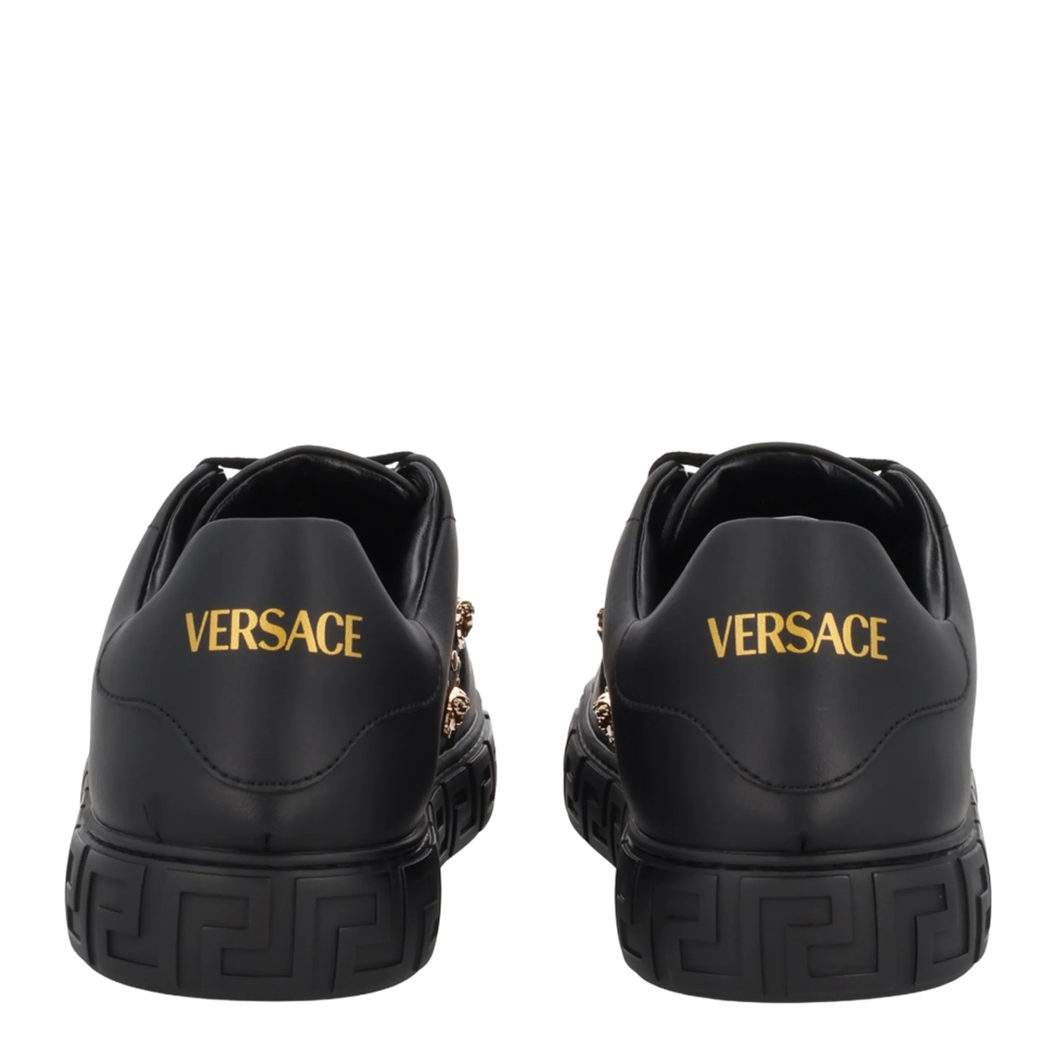 Black Leather Sneakers - Image 4