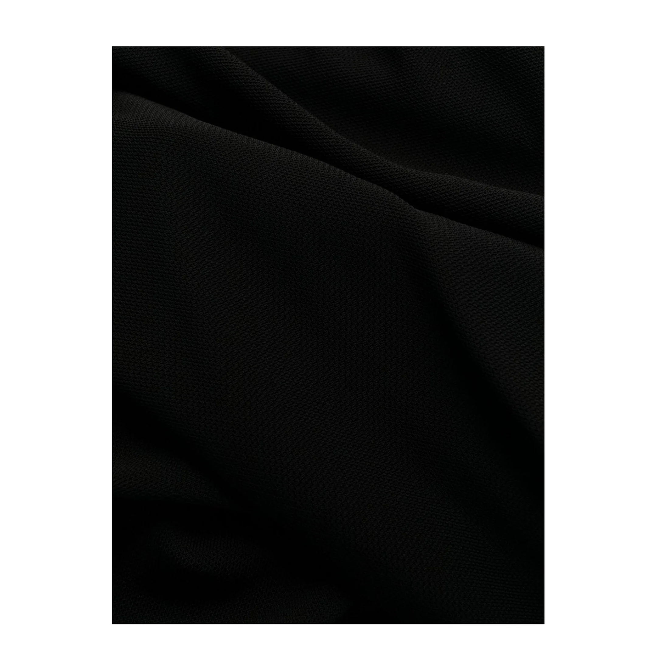 Black Stretch Viscose Dress - Image 2