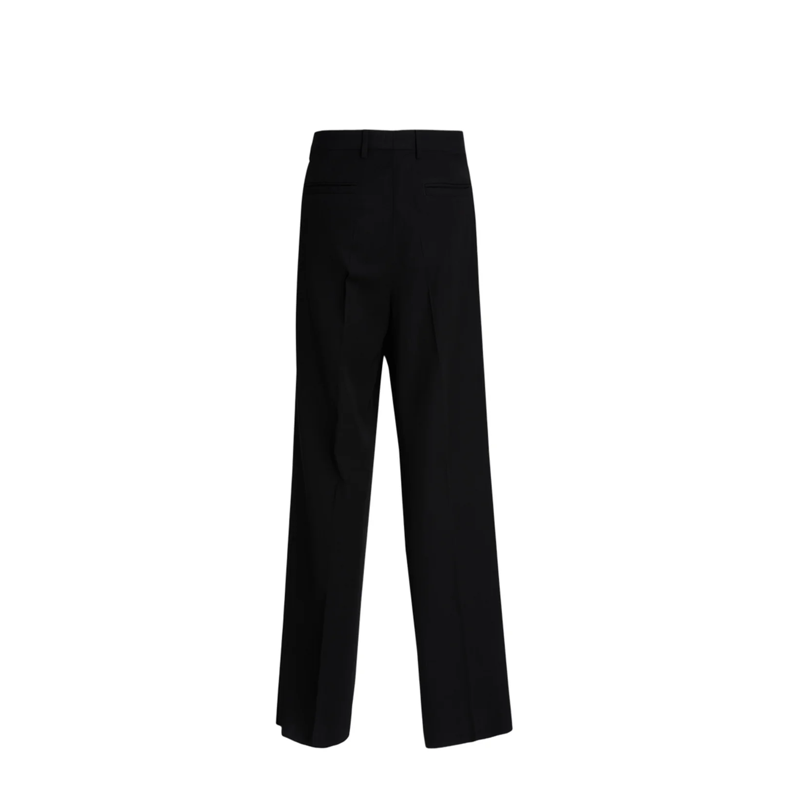 Black Viscose Blend Trousers - Image 4