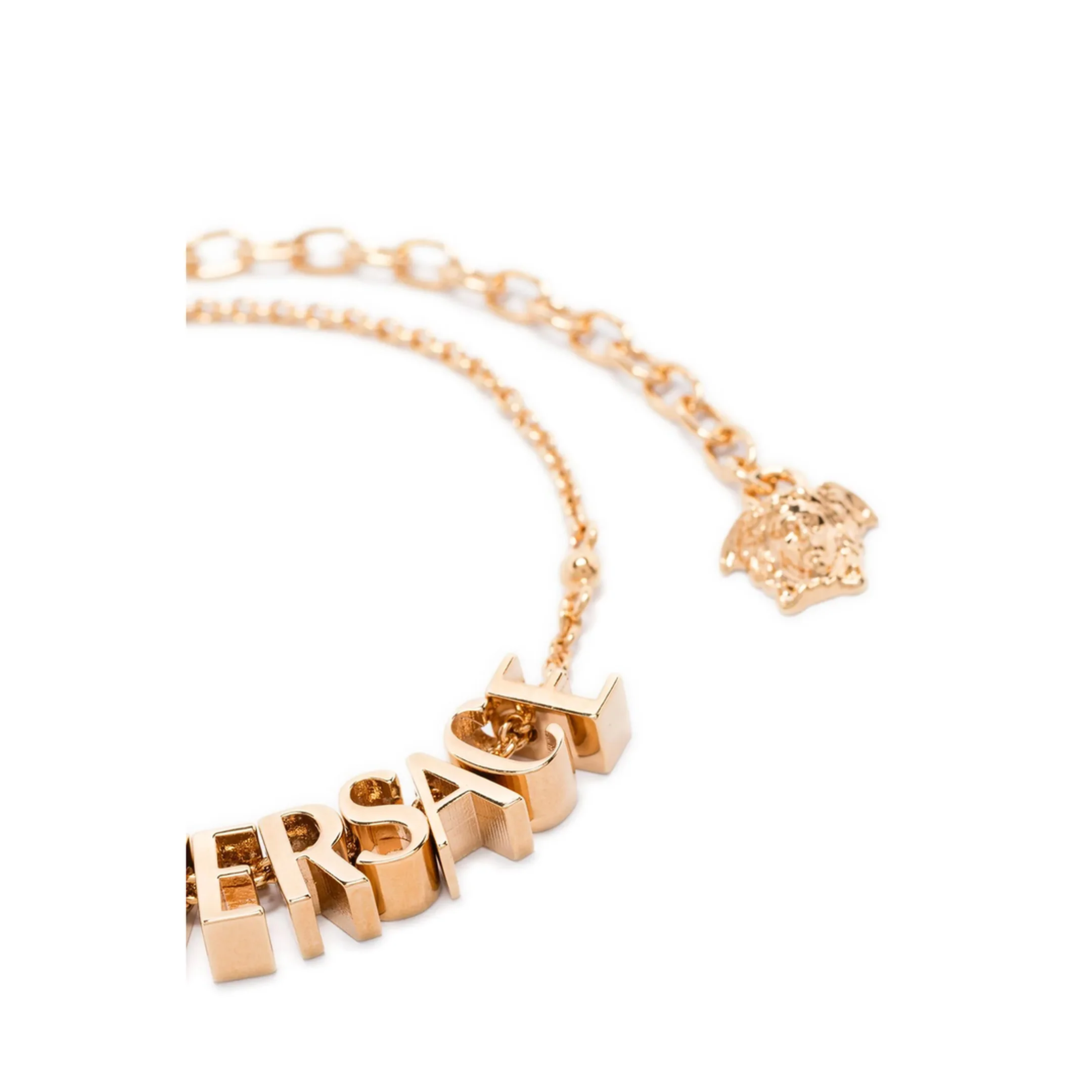 Logo Lettering Bracelet Gold - Image 4