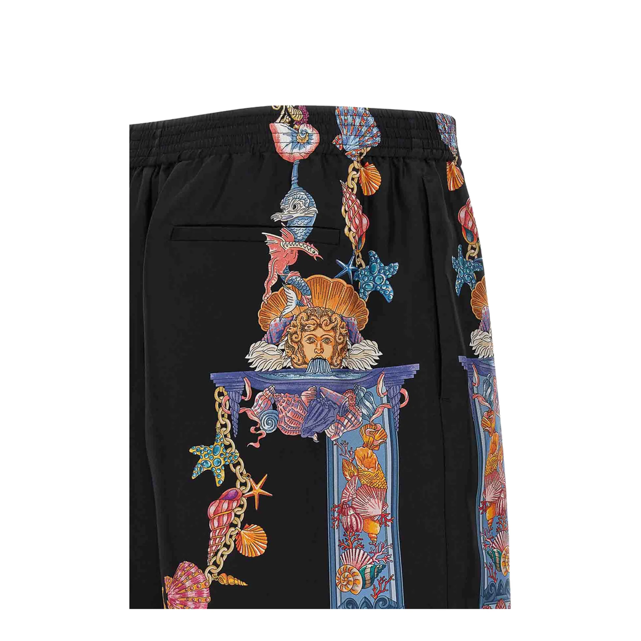 Coral Theatre Print Bermuda Shorts - Image 4