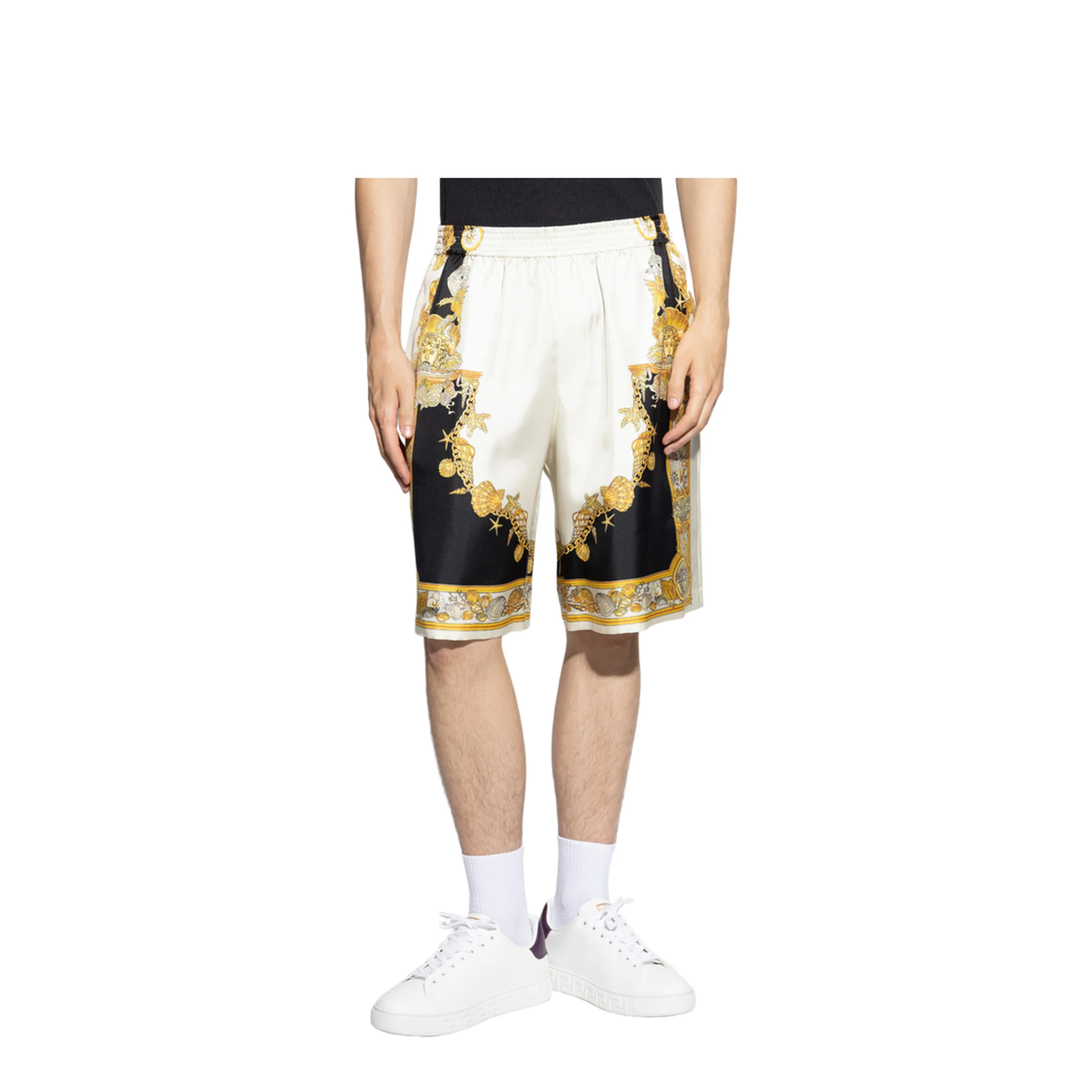 Coral Theatre Print Bermuda Shorts - Image 2