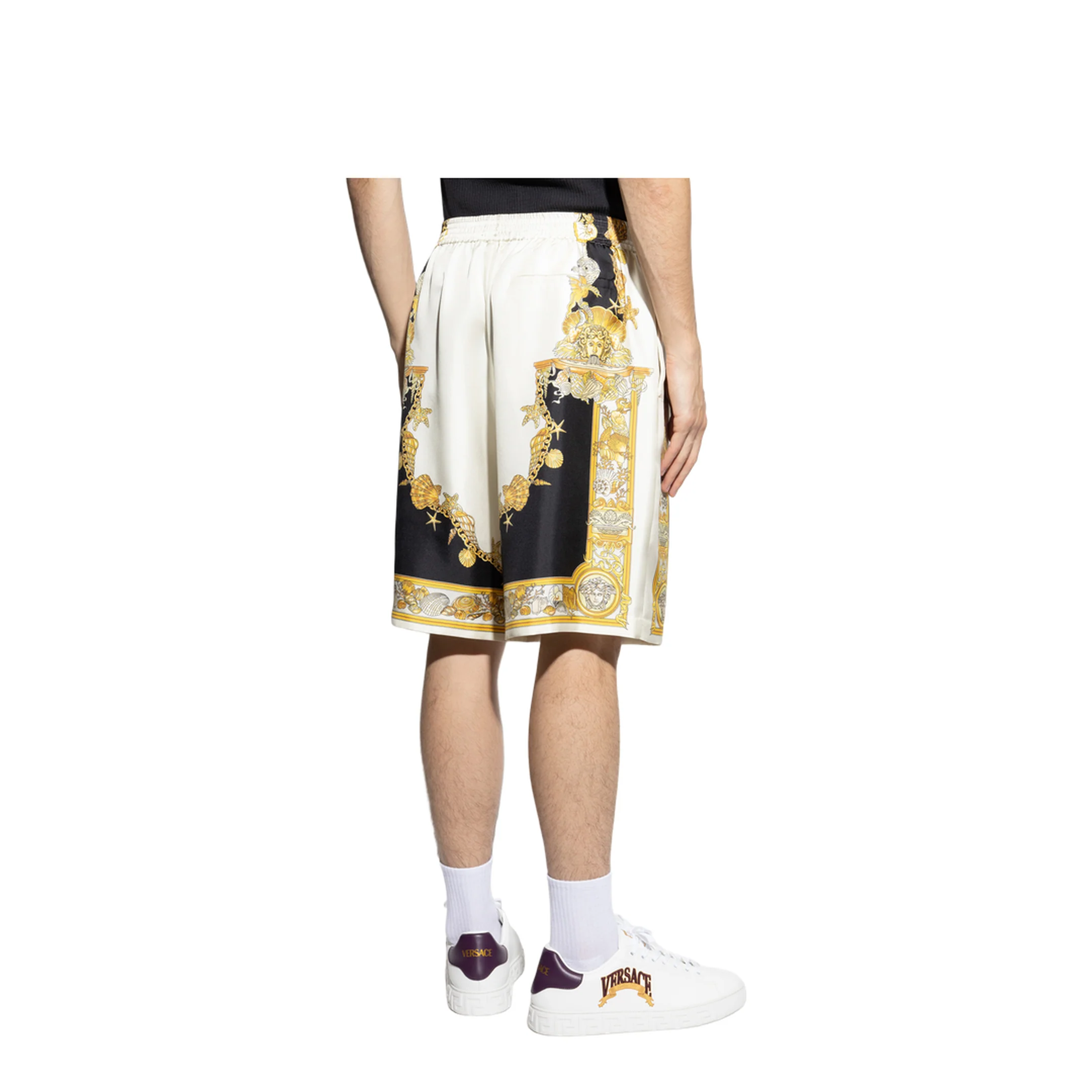 Coral Theatre Print Bermuda Shorts - Image 3
