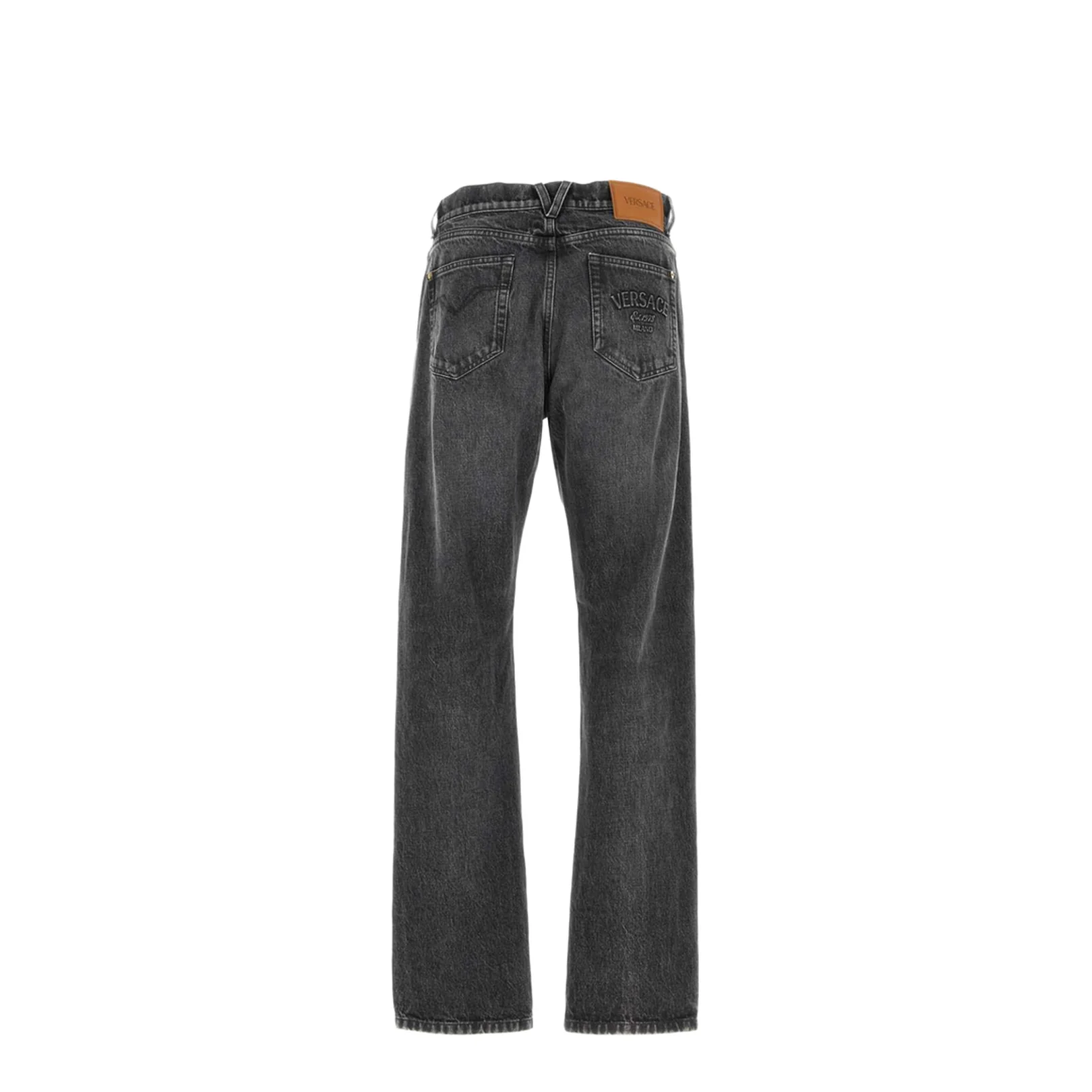 Cotton Denim Jeans With Logo - Image 5