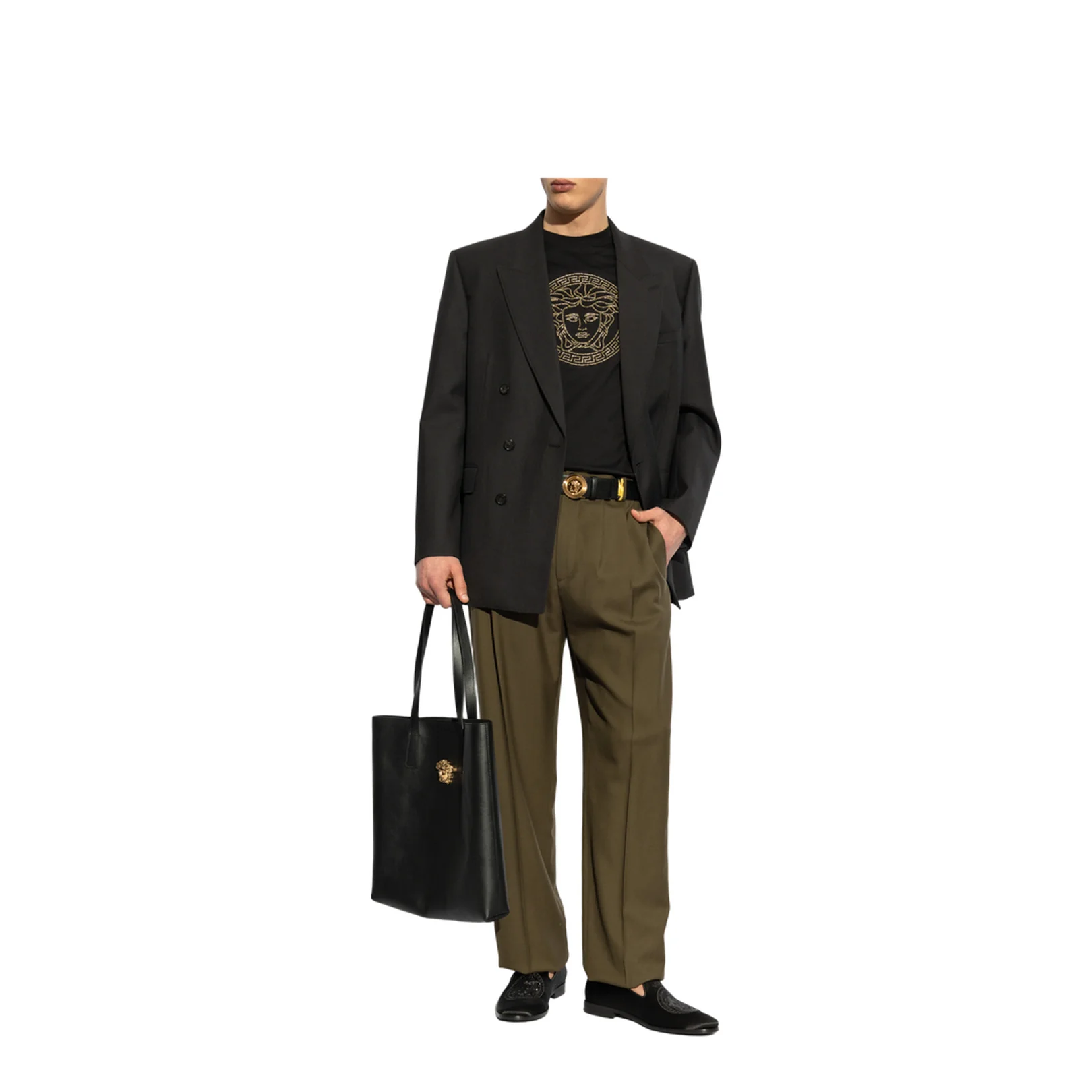 Cotton T-Shirt Black - Image 4