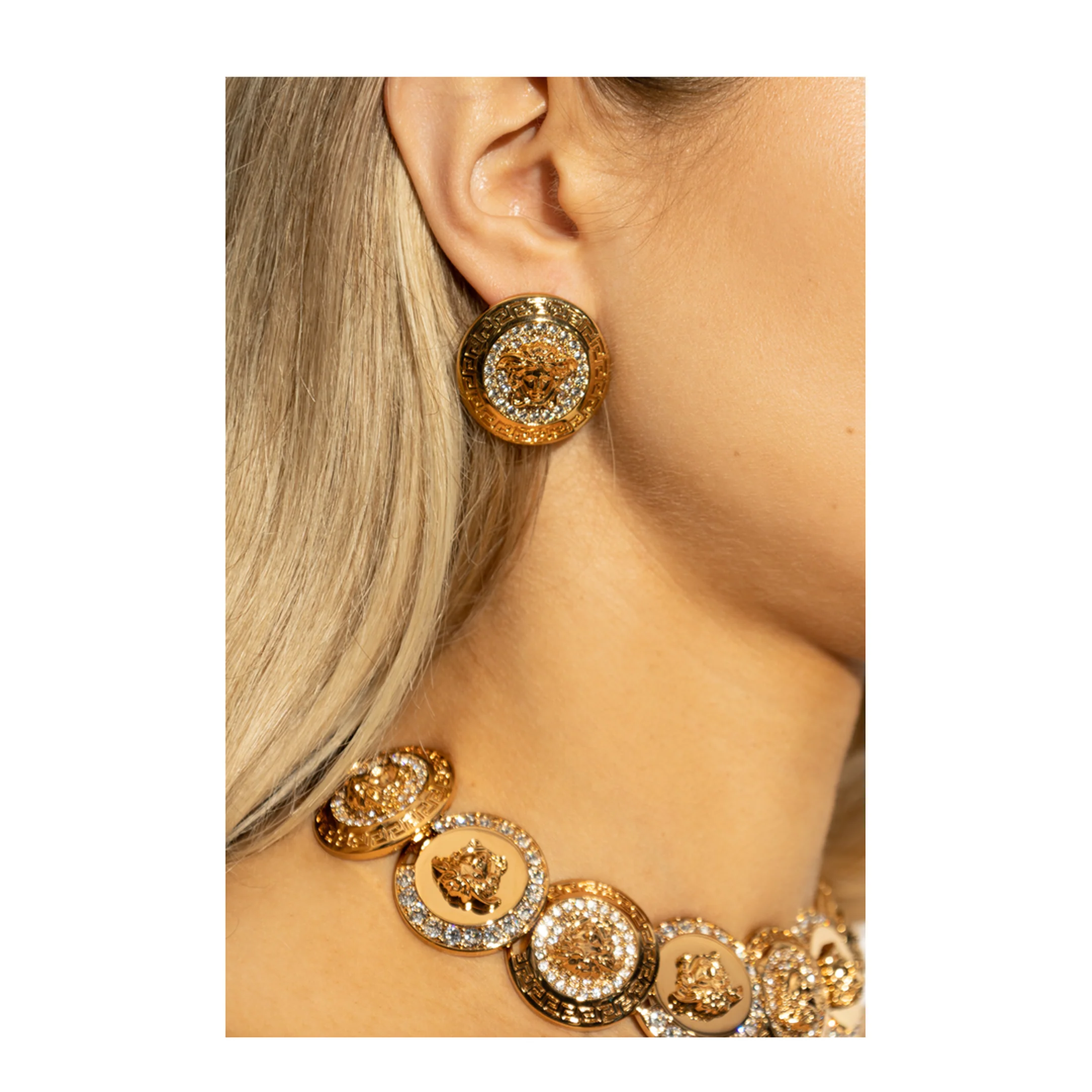 Crystal Medusa Earrings - Image 2