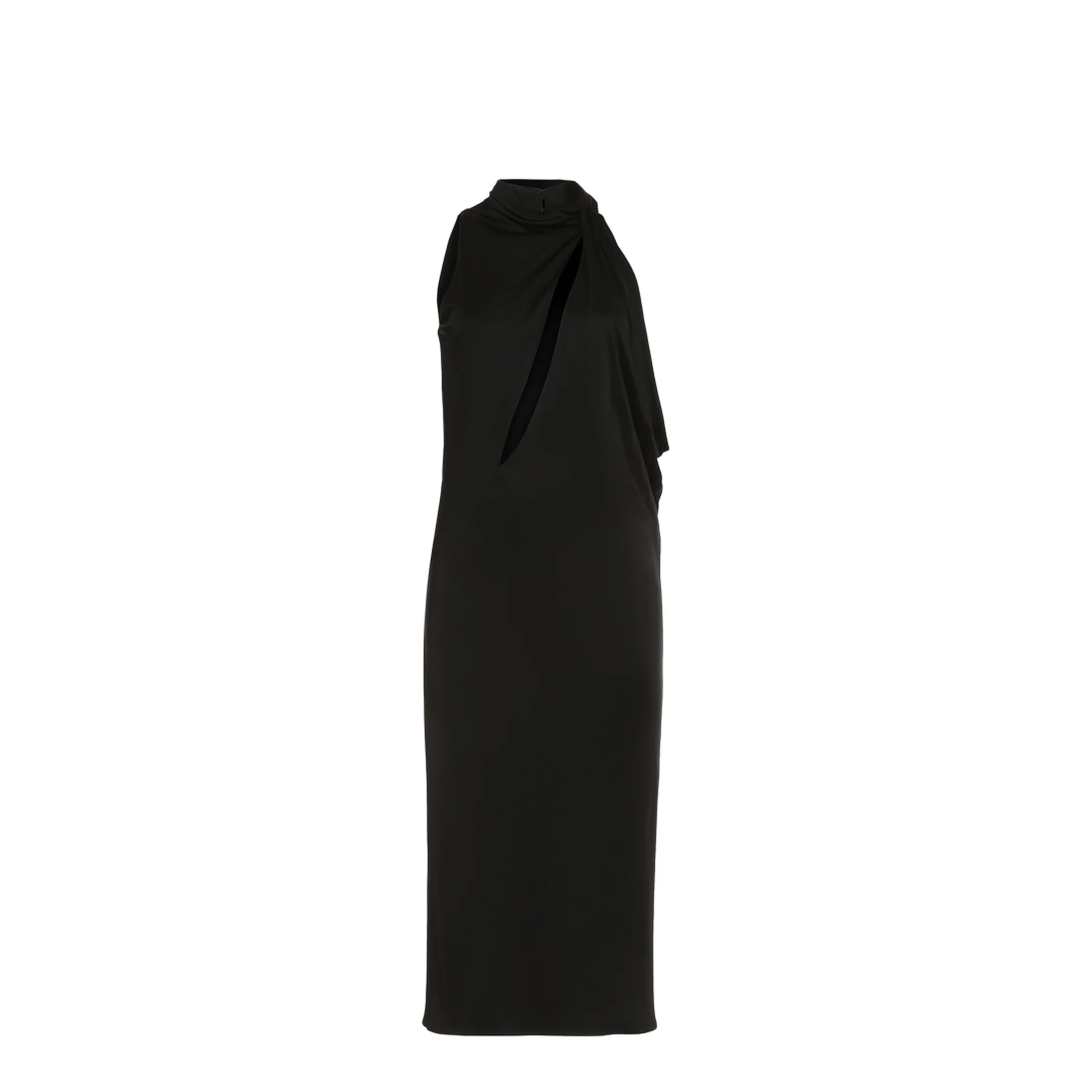Cutout Drape Cocktail Dress - Image 2