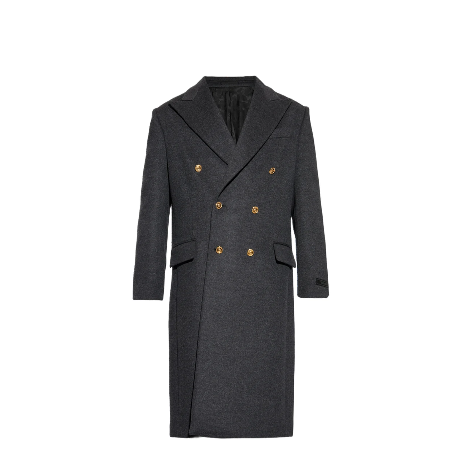 Double Breasted Coat Grey