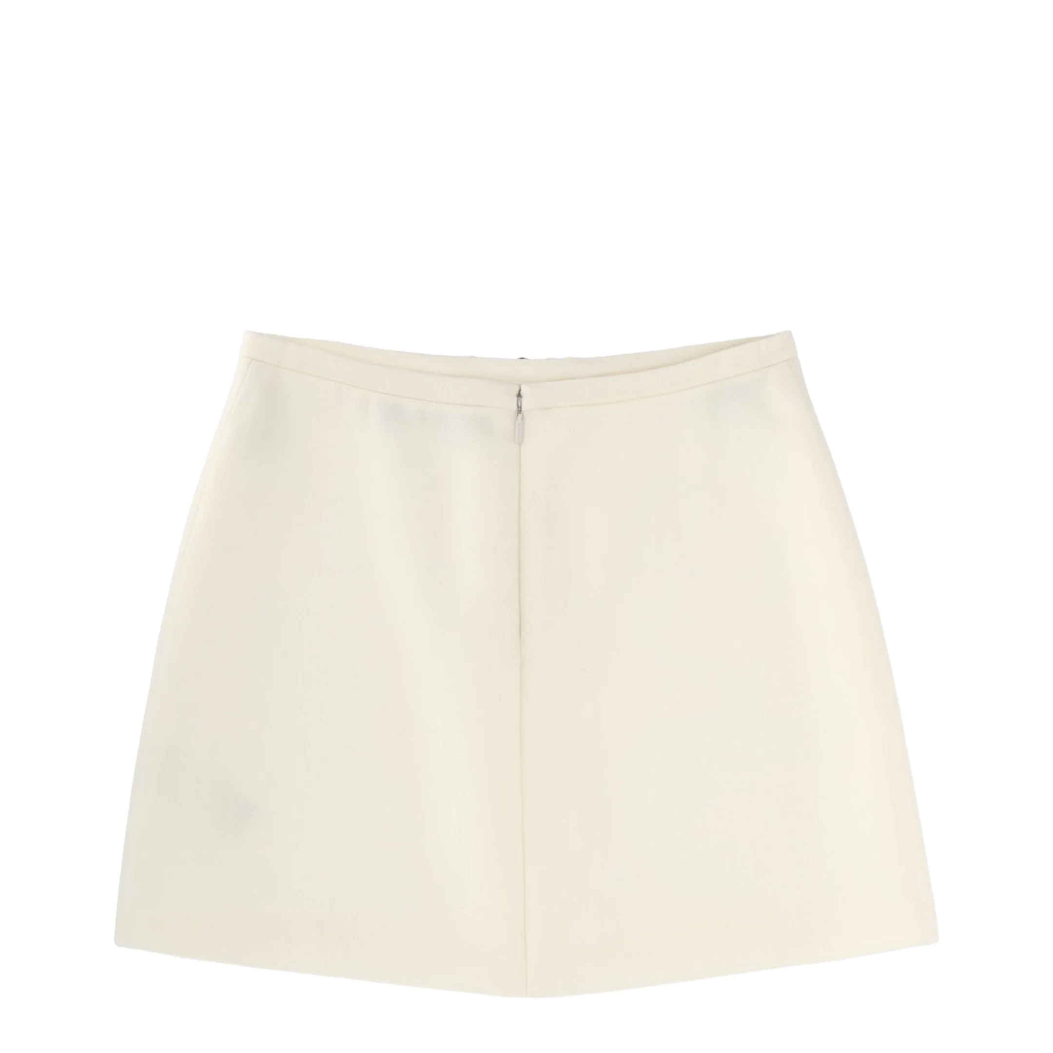 Double Wool Crêpe Mini Skirt - Image 3