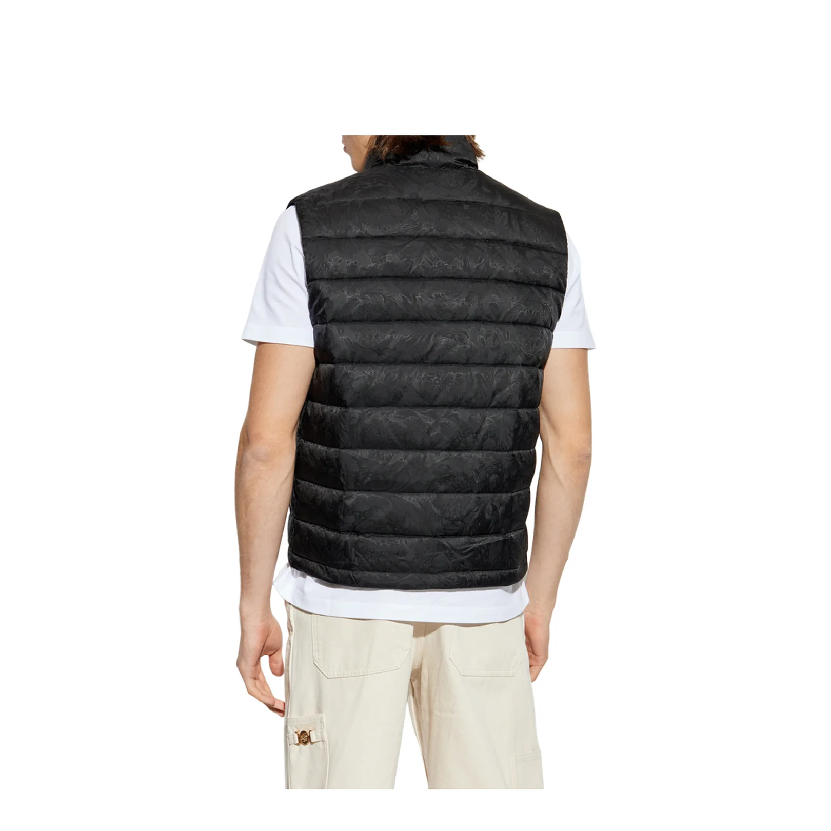 Down Vest with a Stand-Up Collar - Image 4