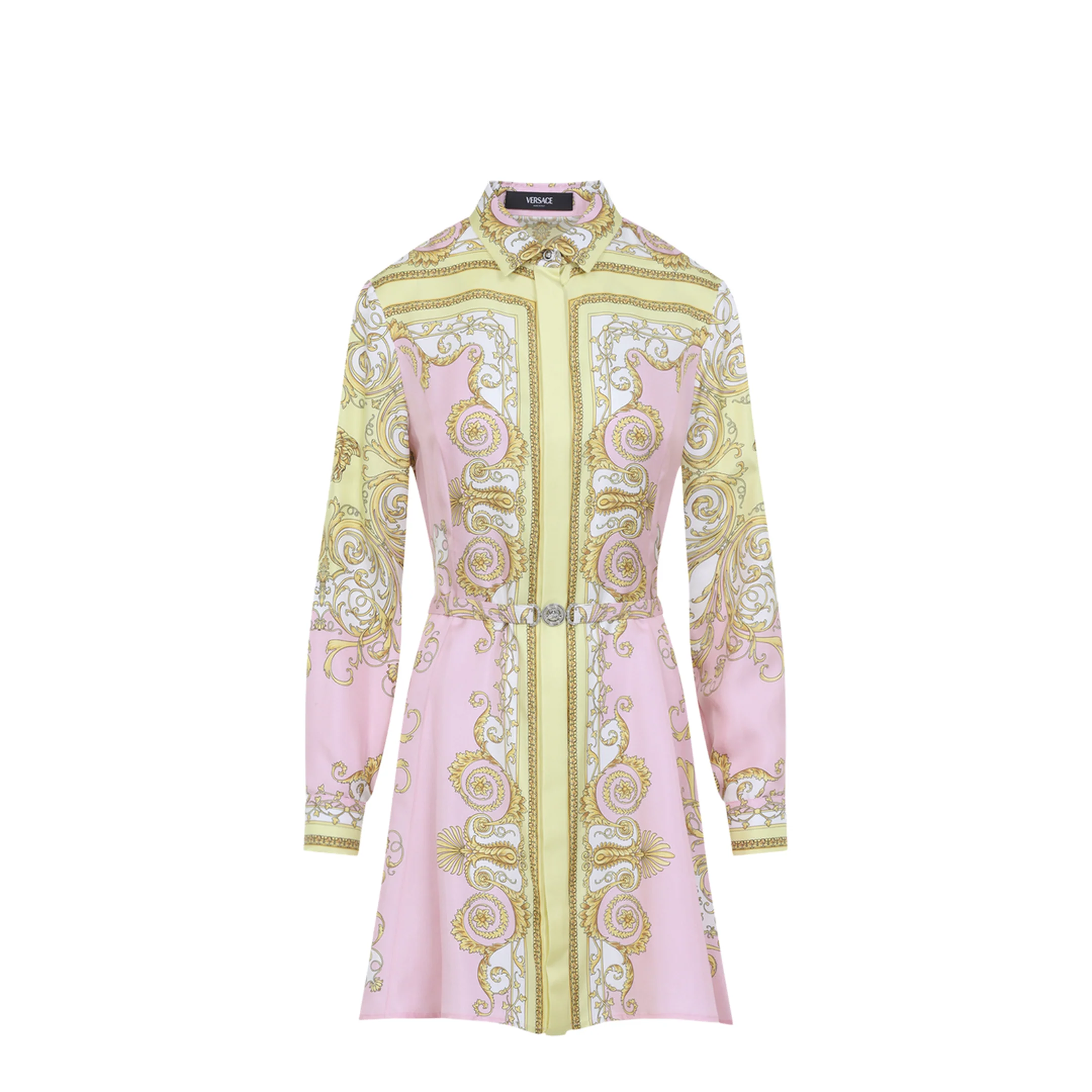 Printed Twill Shirt Dress