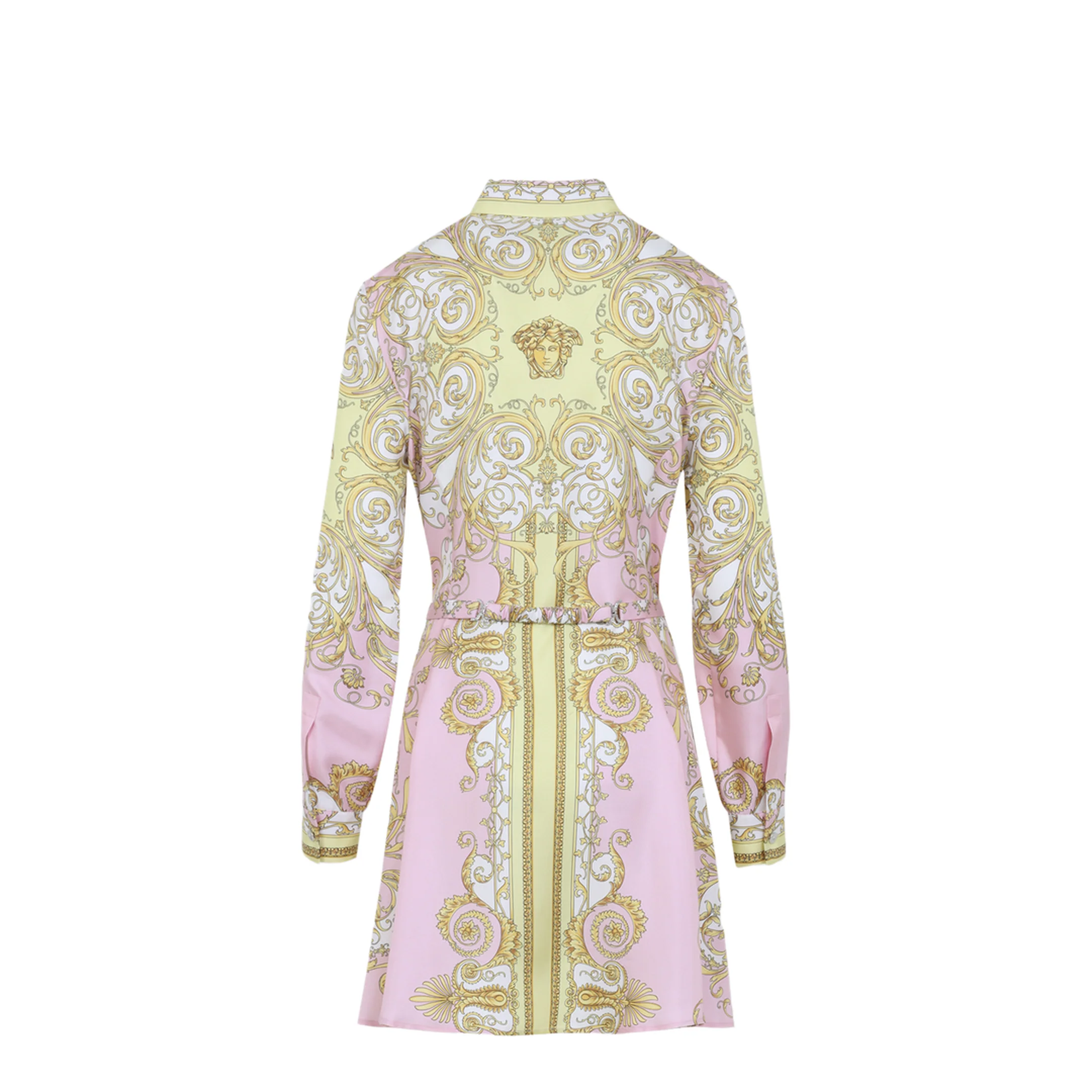 Printed Twill Shirt Dress - Image 3