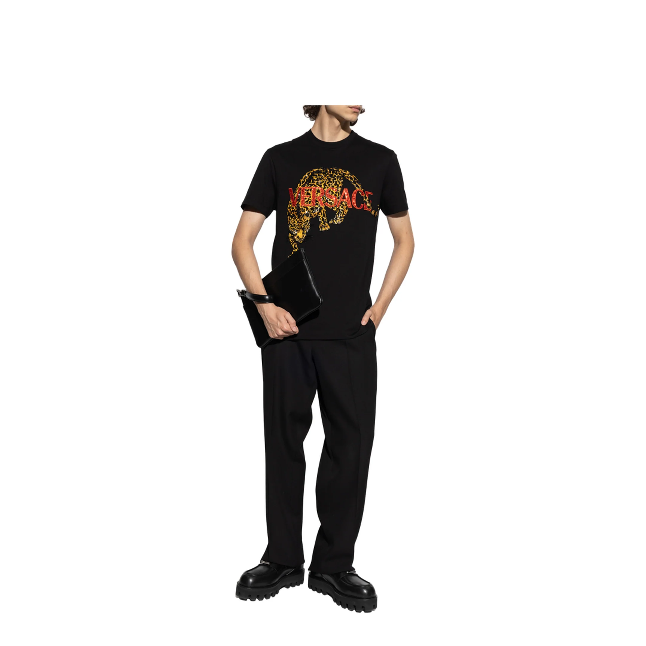 Embroidered Leopard T-Shirt - Image 2