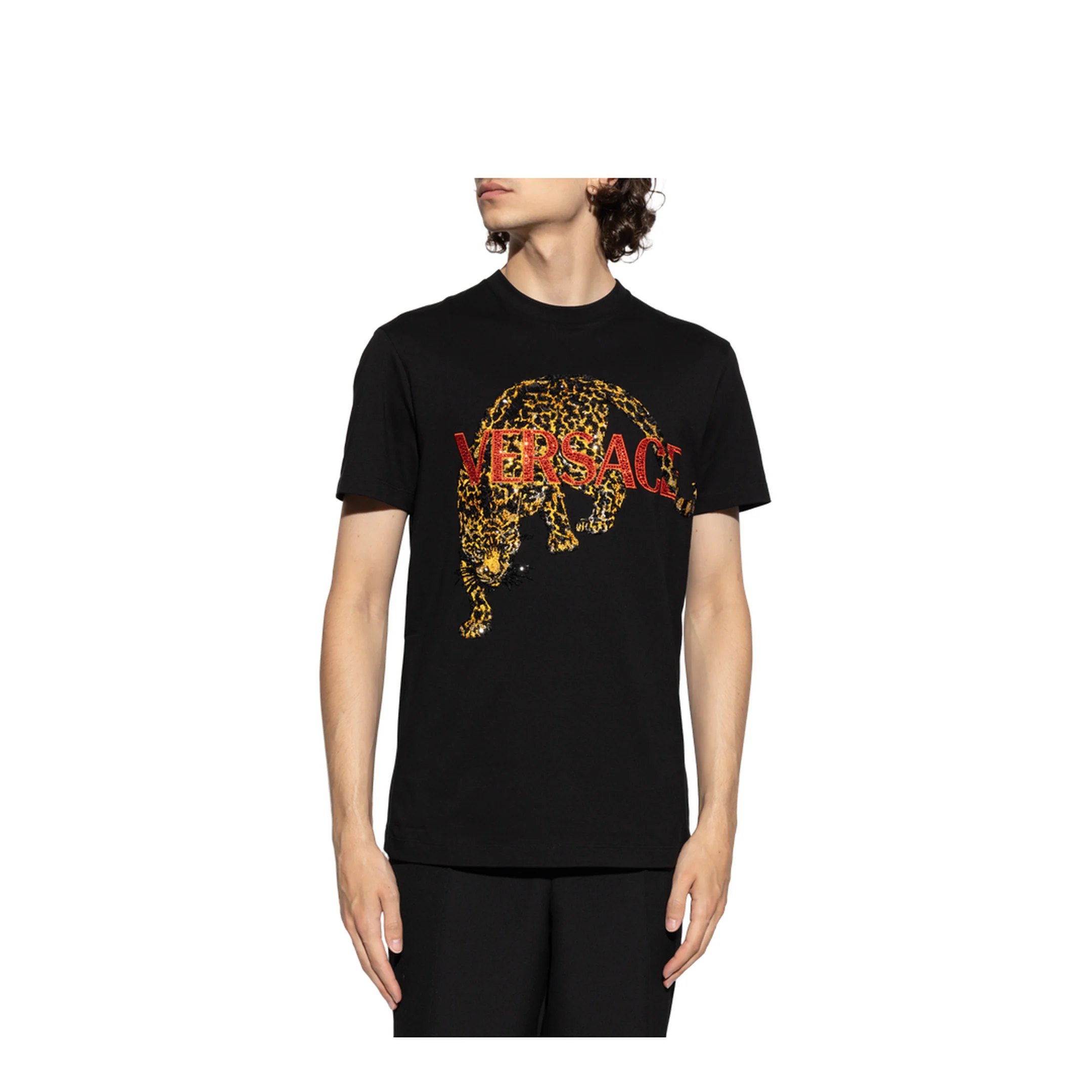 Embroidered Leopard T-Shirt - Image 3