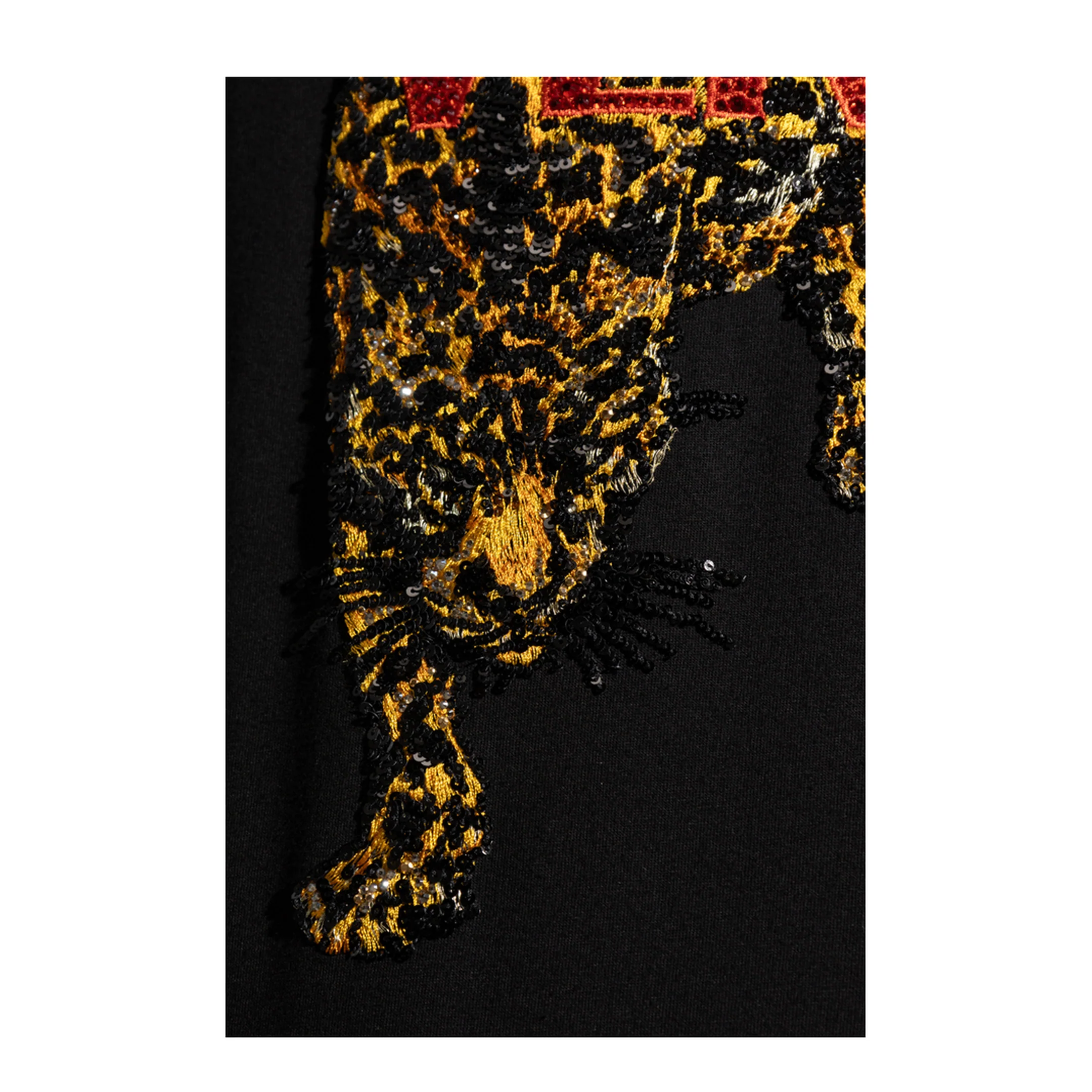 Embroidered Leopard T-Shirt - Image 5