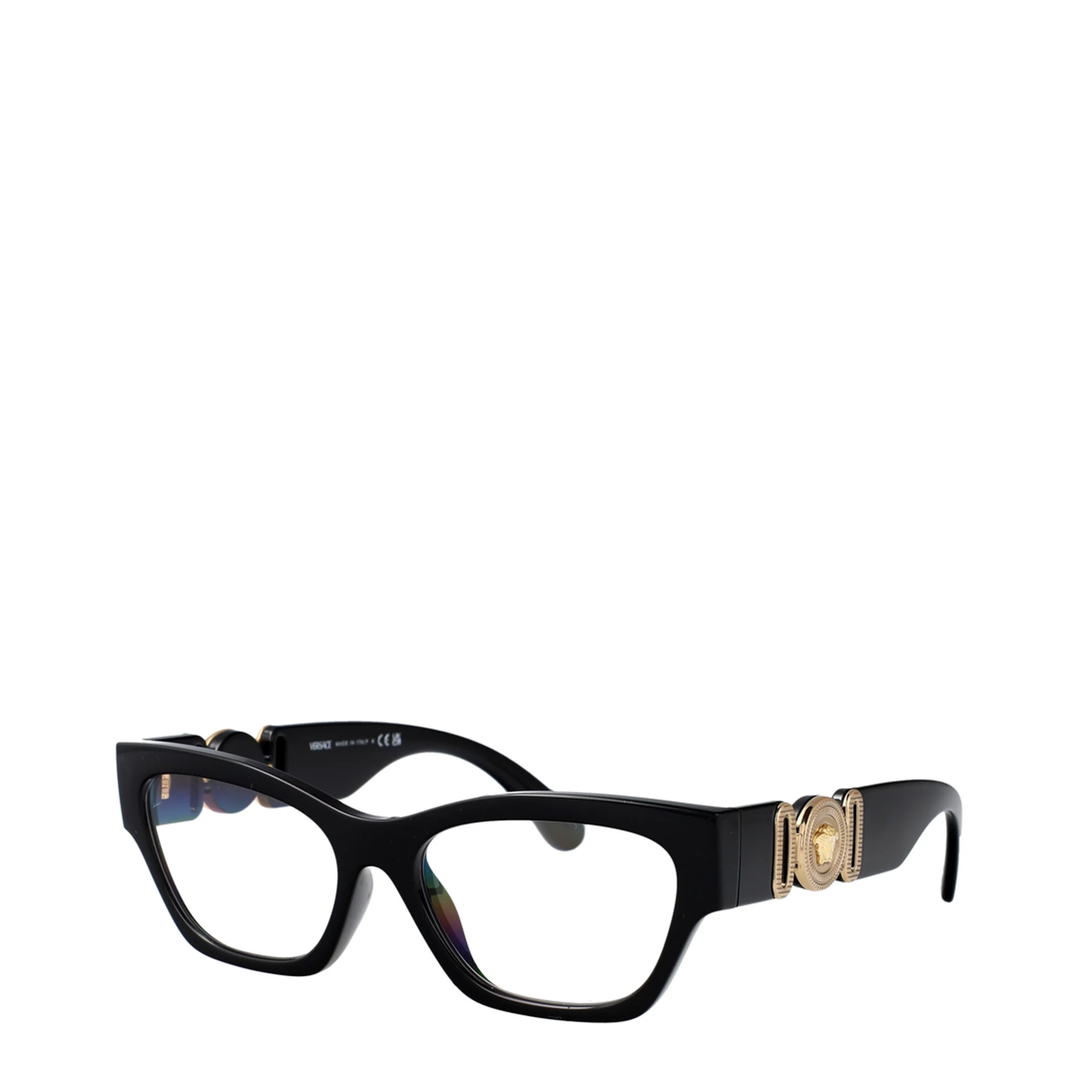Cat Eye Glasses - Black - Image 2
