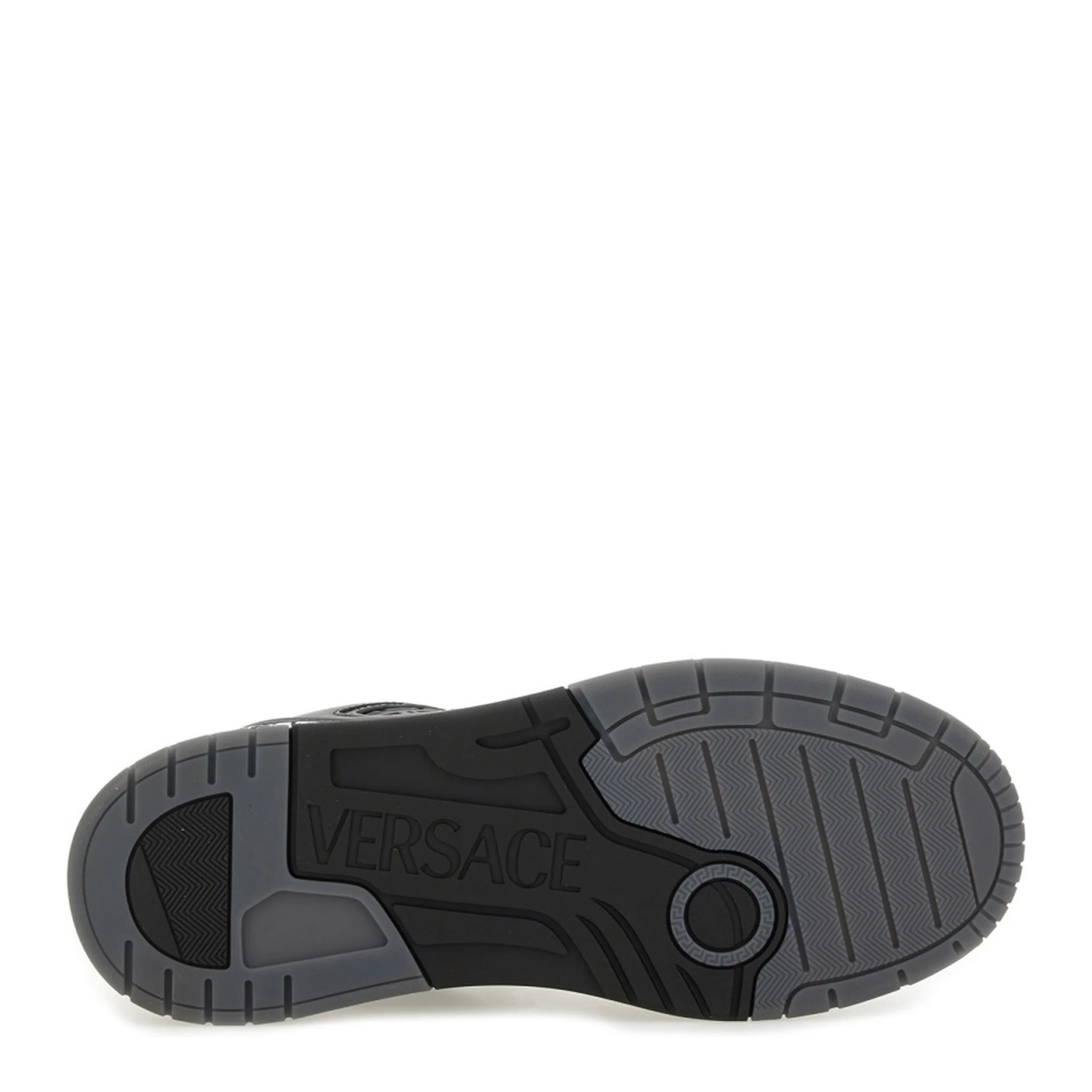Greca Black Leather Blend Sneakers - Image 5