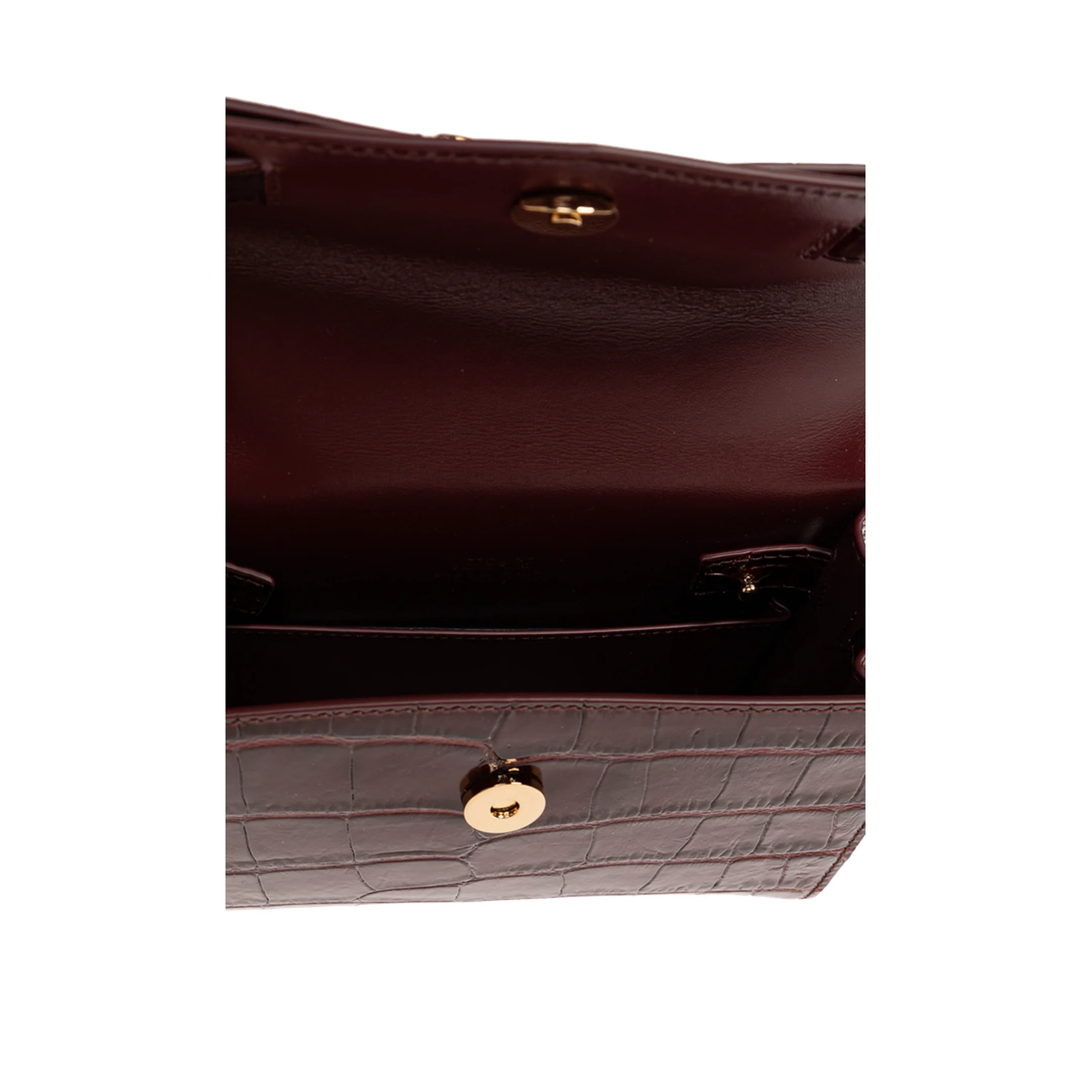 Medusa '95 Small Calfskin Handbag - Burgundy - Image 5